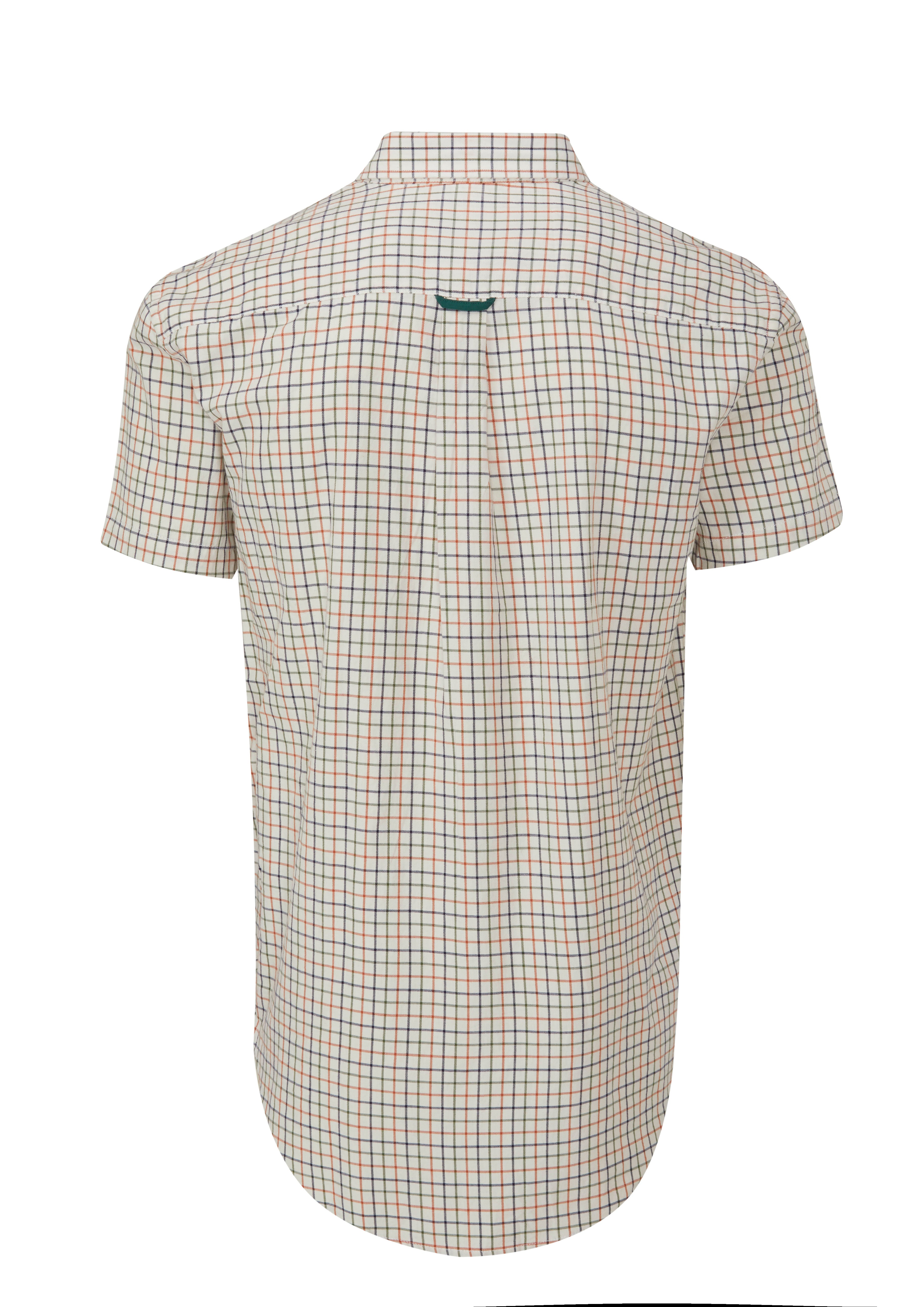 CSS203 - Gents Bern Short Sleeve Check Shirt - Oxford Blue