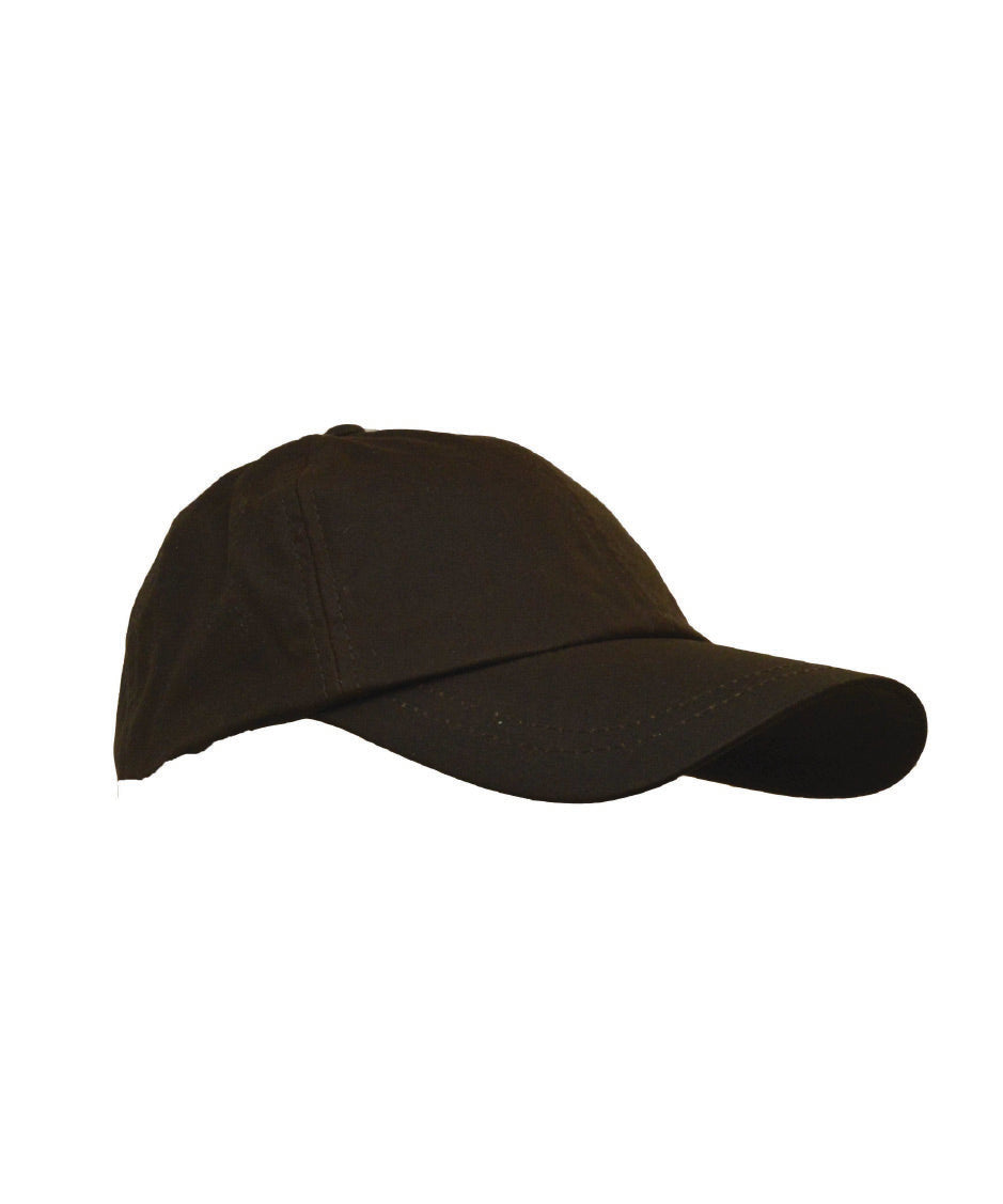 HW03 - Wax Baseball Cap - BROWN - Oxford Blue