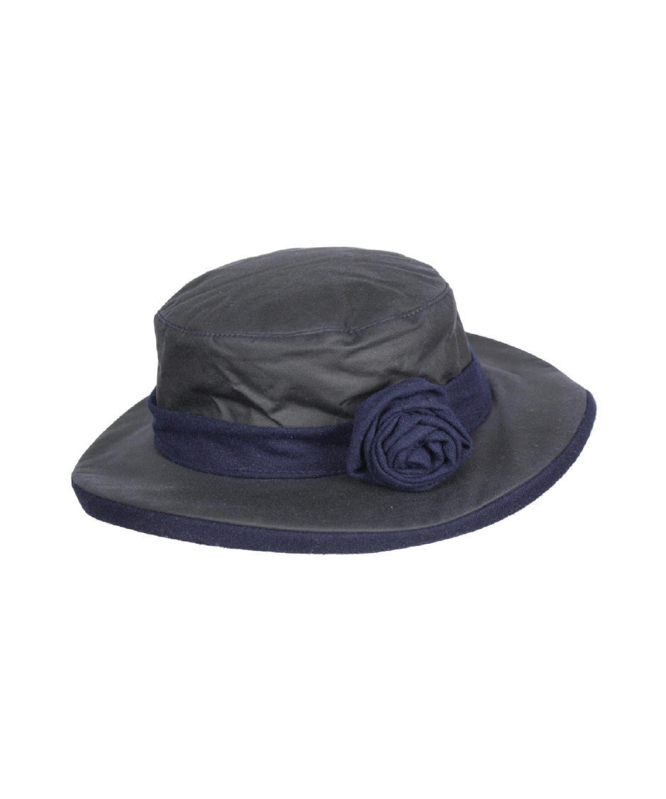 HW21 - Women's Rose Wax Hat - NAVY - Oxford Blue