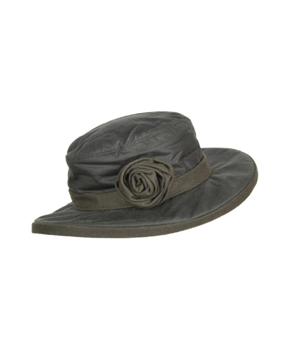 HW21 - Women's Rose Wax Hat - GREEN - Oxford Blue