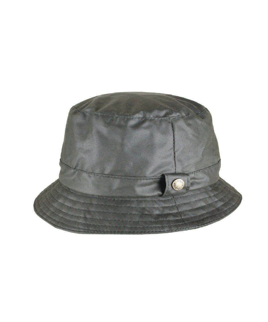 HW77 - Wax Bush Hat - GREEN - Oxford Blue