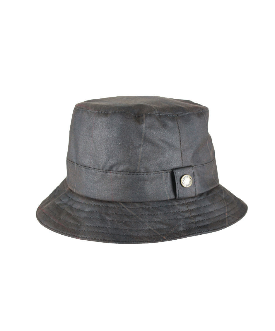 HW95 - Bush Hat Tartan Wax - CALEDONIA - Oxford Blue