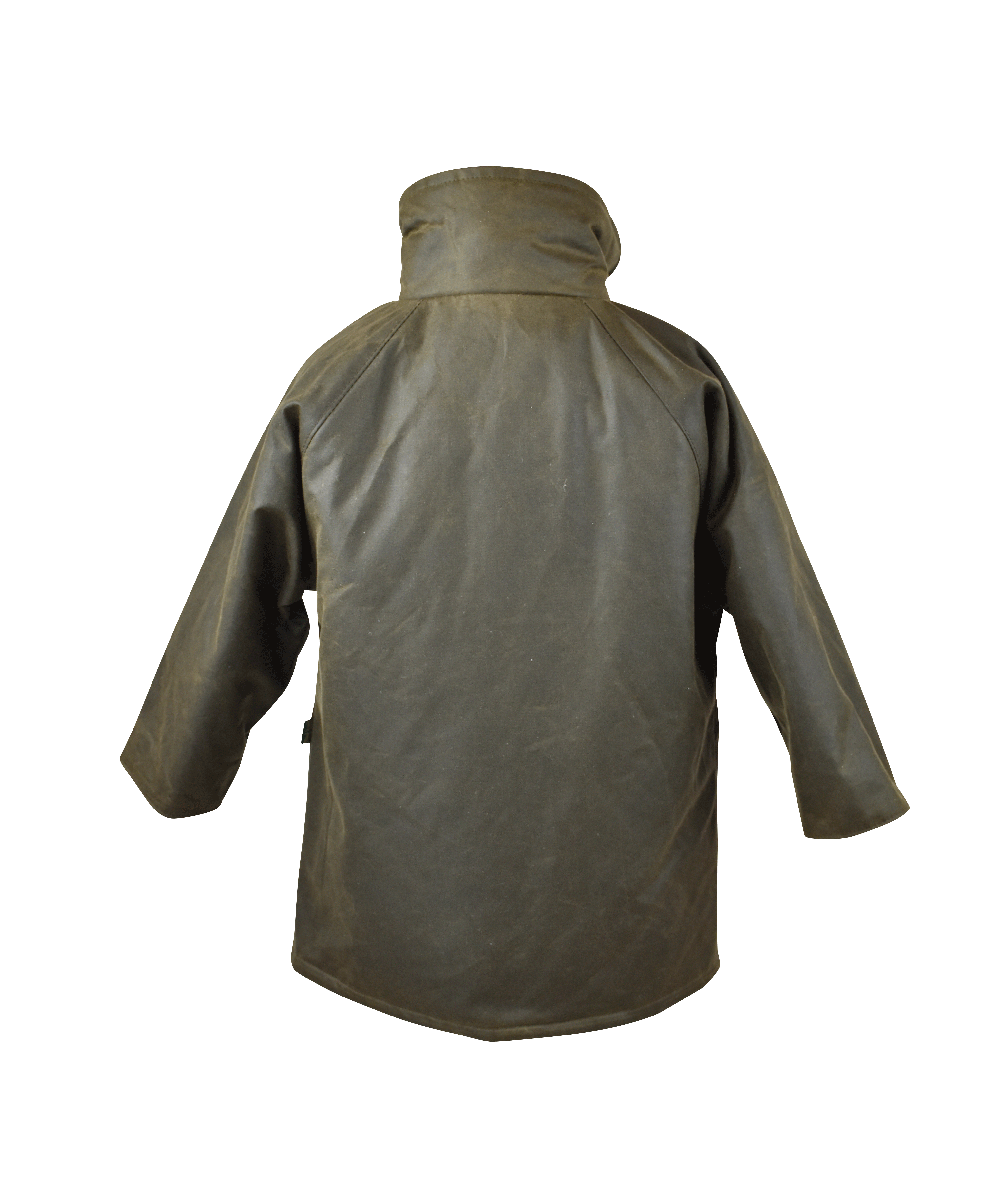 KW18K - Junior Knightsbridge Wax Jacket - CARAMEL - Oxford Blue