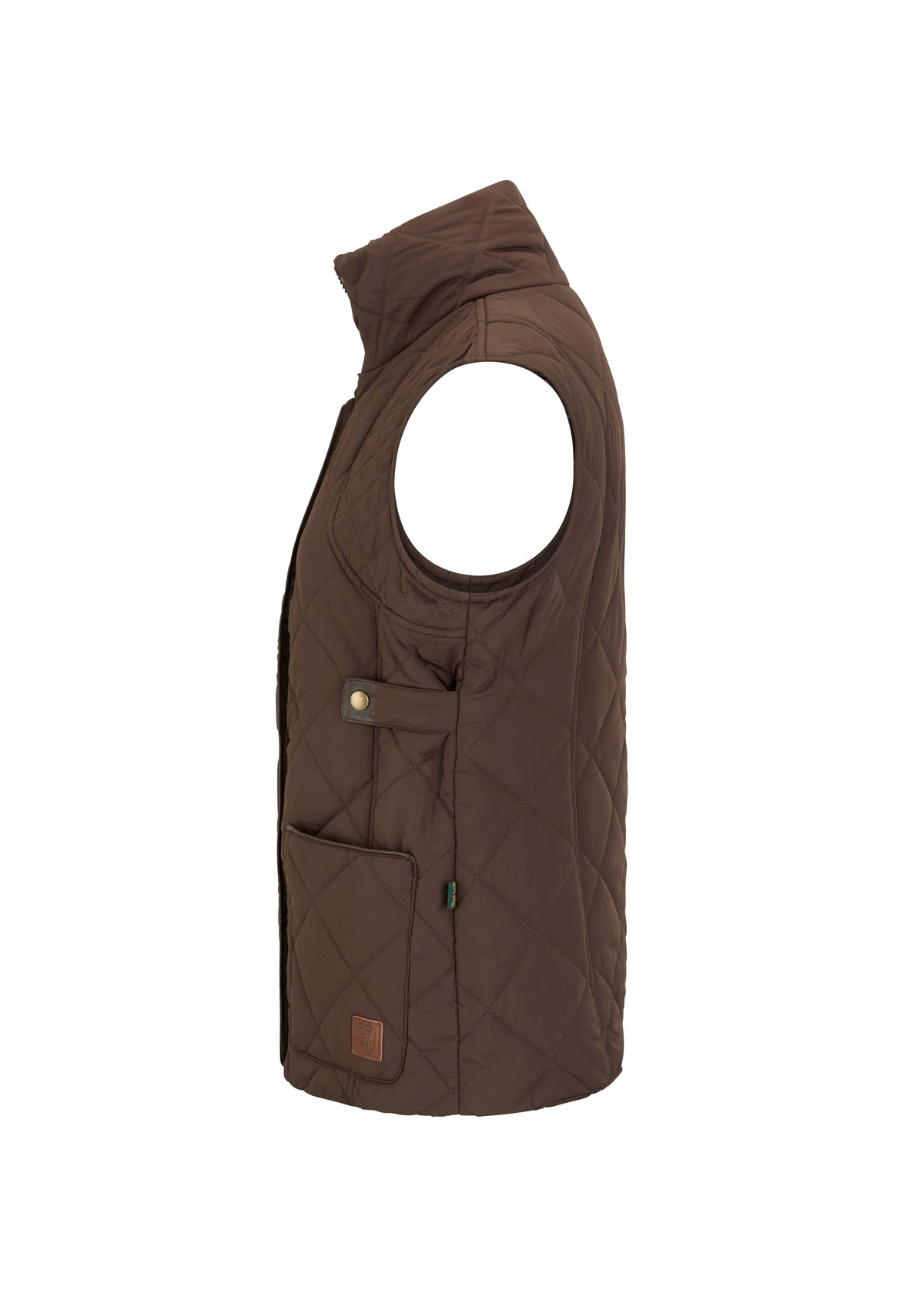 LJ003- Ladies Clare Quilted Gilet - BROWN - Oxford Blue