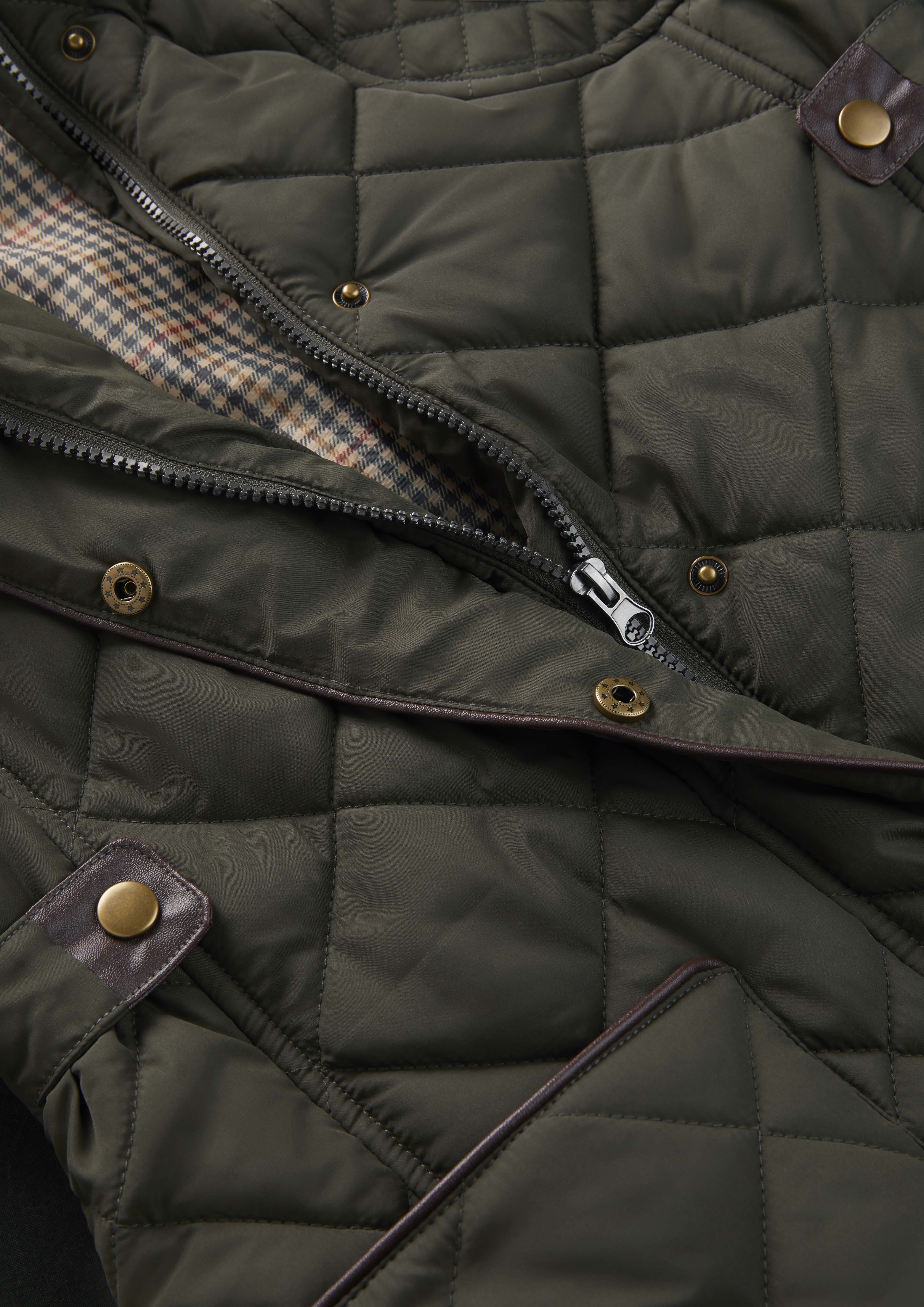 LJ003- Ladies Clare Quilted Gilet - GREEN - Oxford Blue