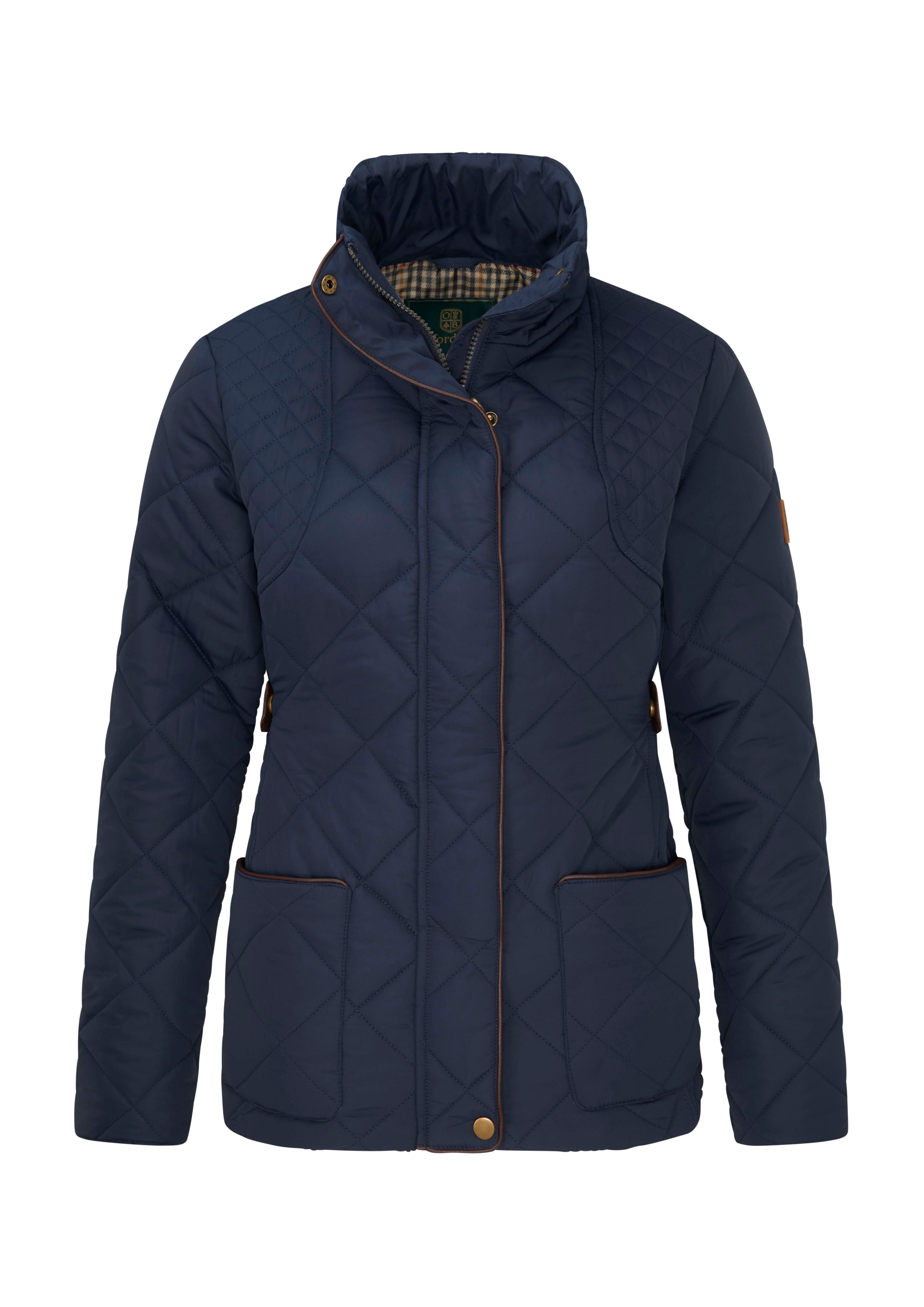 LJ004- Ladies Clare Quilted Jacket - NAVY - Oxford Blue