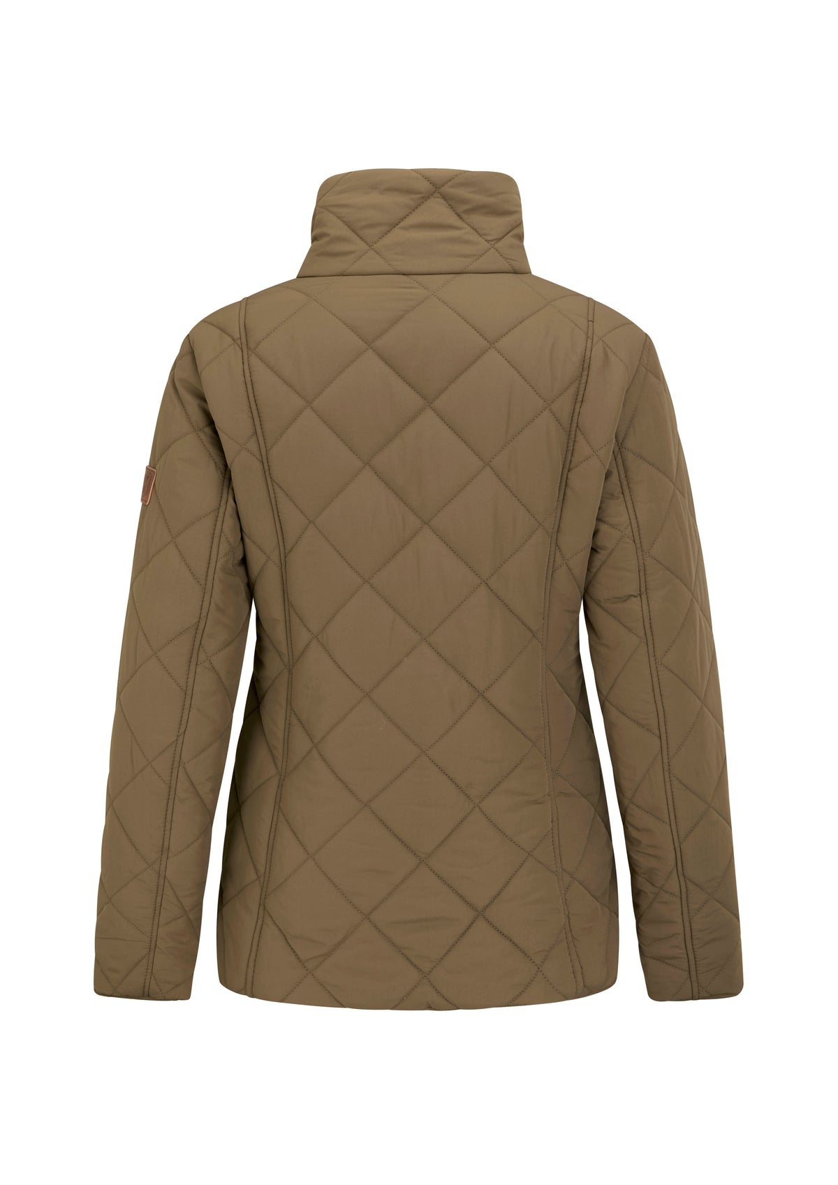 LJ004- Ladies Clare Quilted Jacket - TAUPE - Oxford Blue