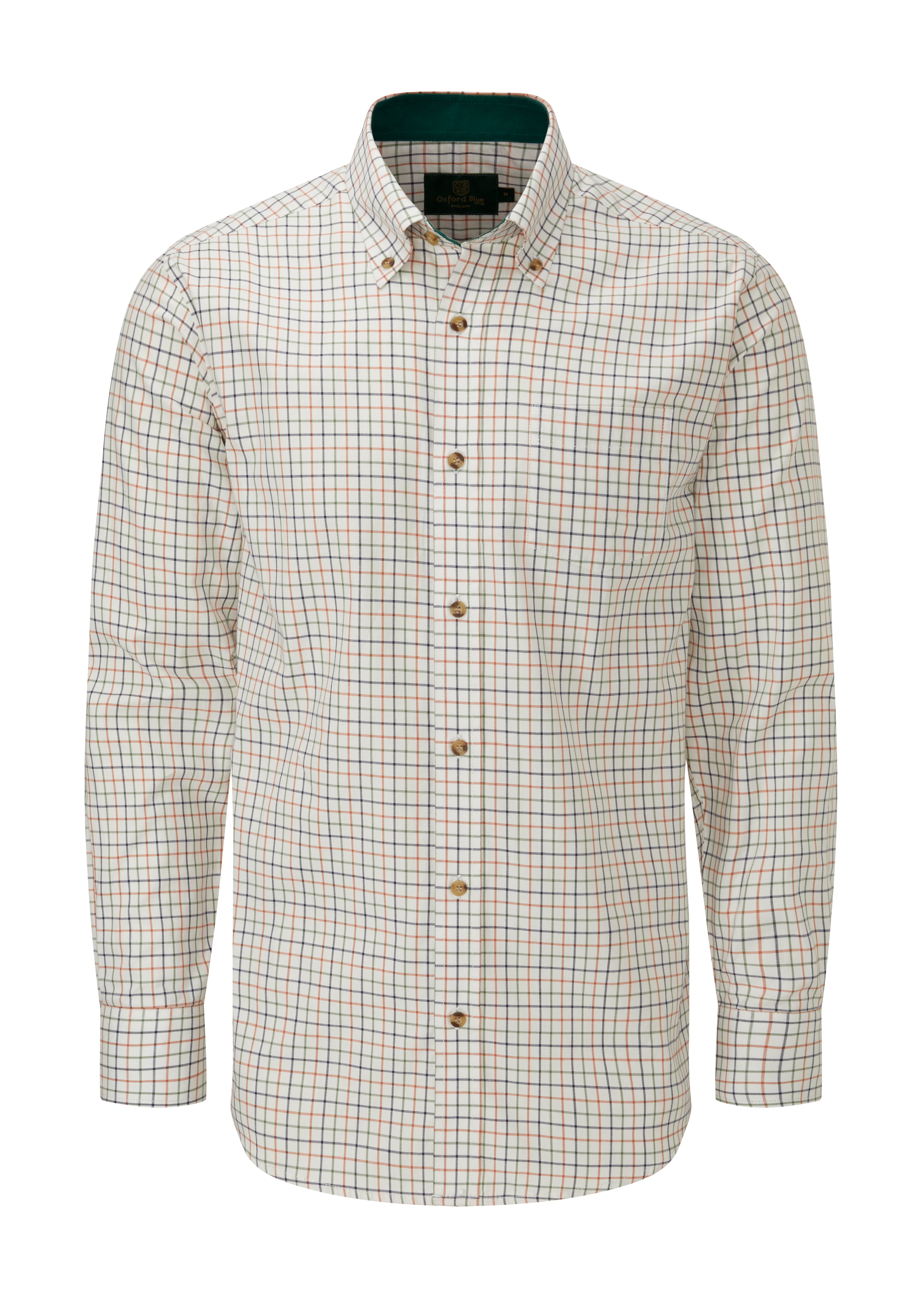 MCS203 - Men's Bern Check Shirt - Oxford Blue