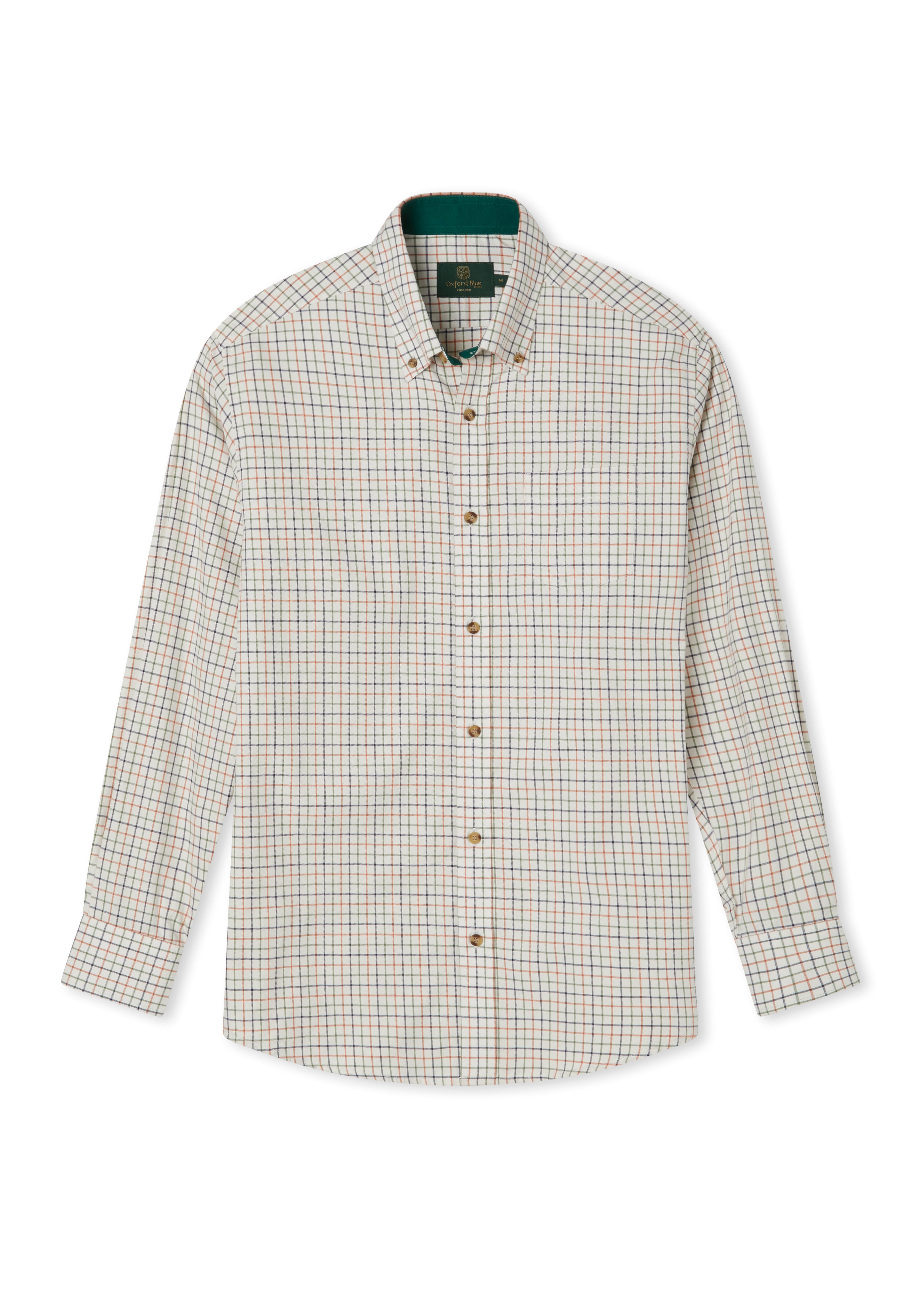 MCS203 - Men's Bern Check Shirt - Oxford Blue