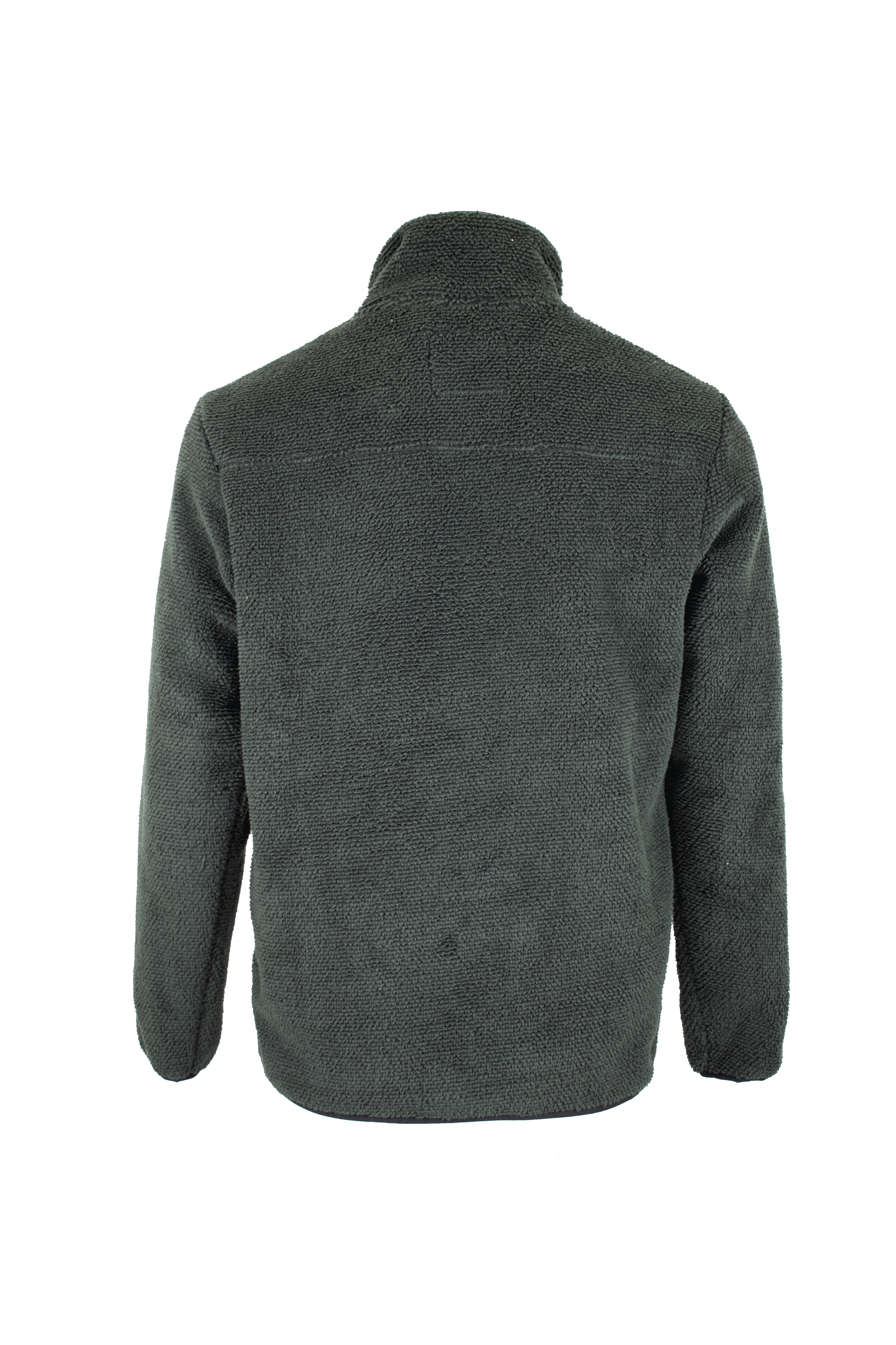 MF107 - Men's Fleck Quarter Zip Fleece - GREEN - Oxford Blue