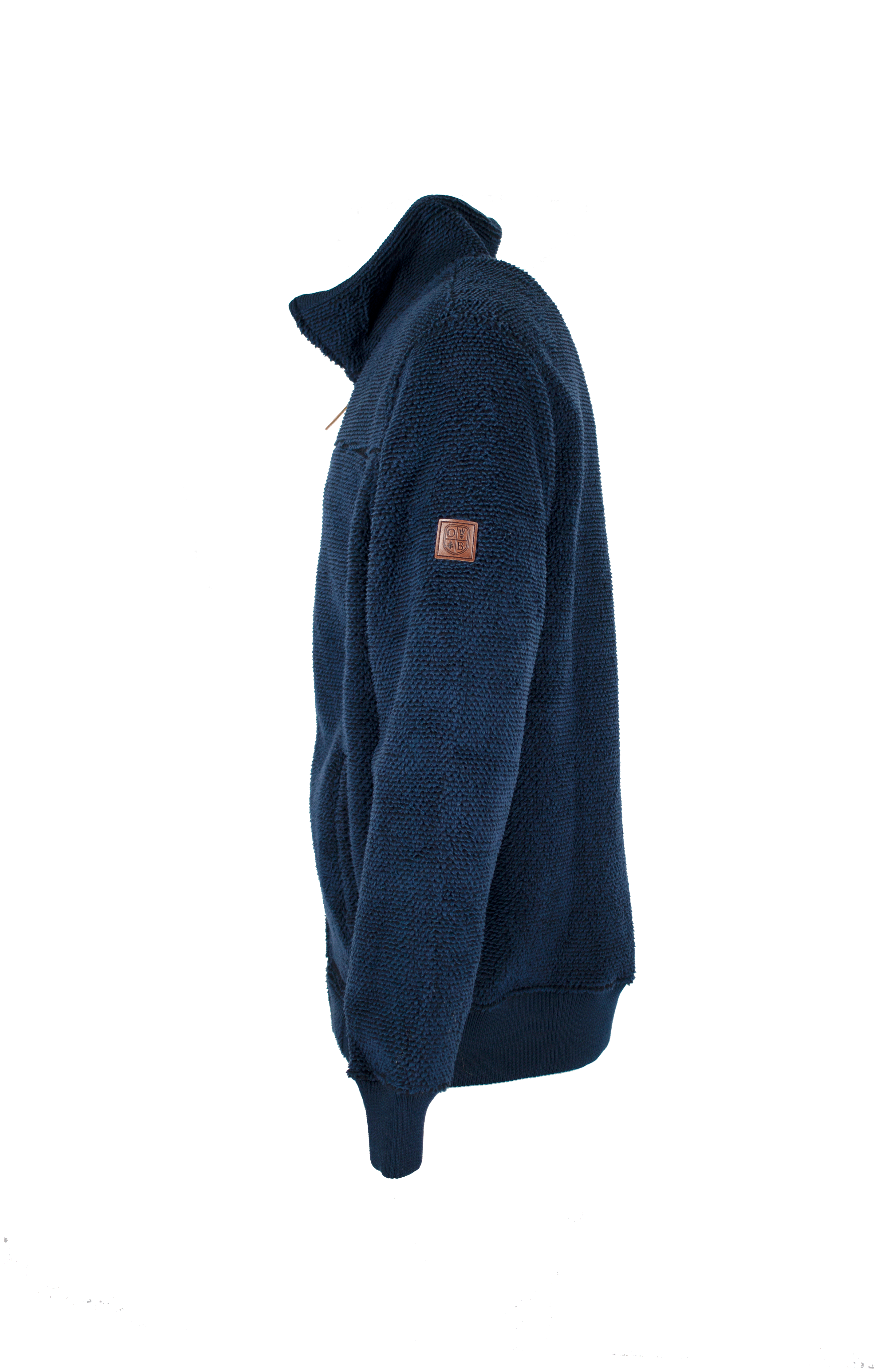 MF108 - Men's Fleck Fleece - NAVY - Oxford Blue