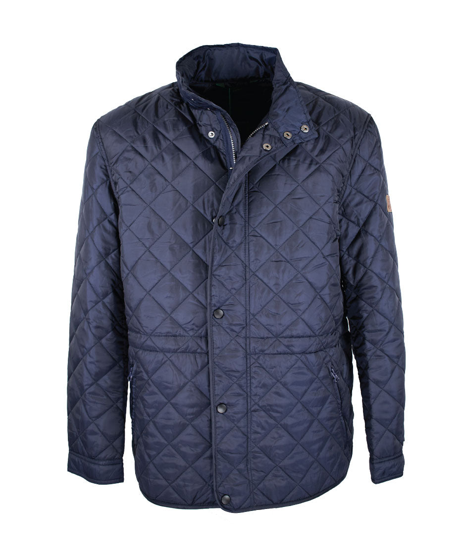 MJ002 - Men's Leiden Quilted Jacket - NAVY - Oxford Blue