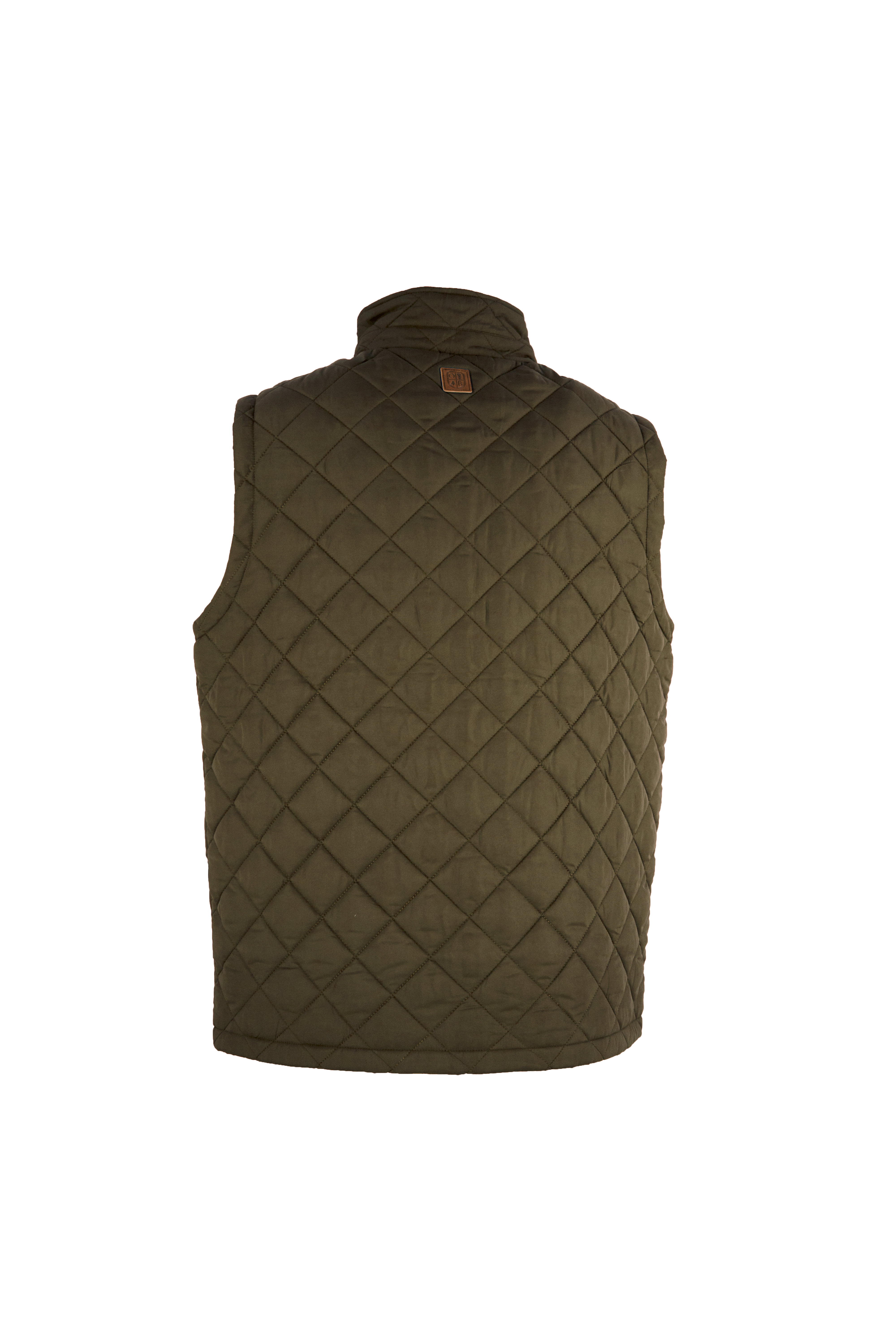 MJ004 - Men's Aron Gilet - OLIVE - Oxford Blue