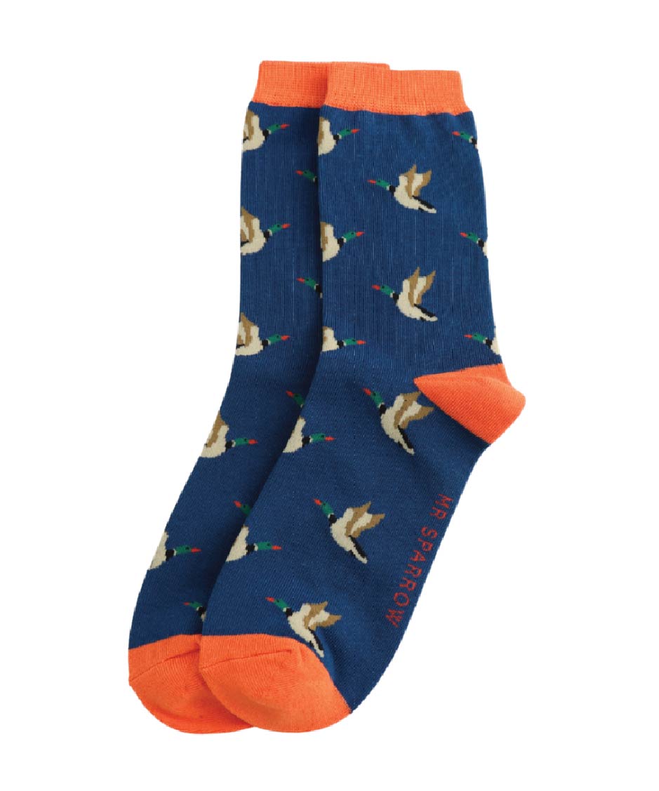 Mens Flying Ducks - Navy - Oxford Blue