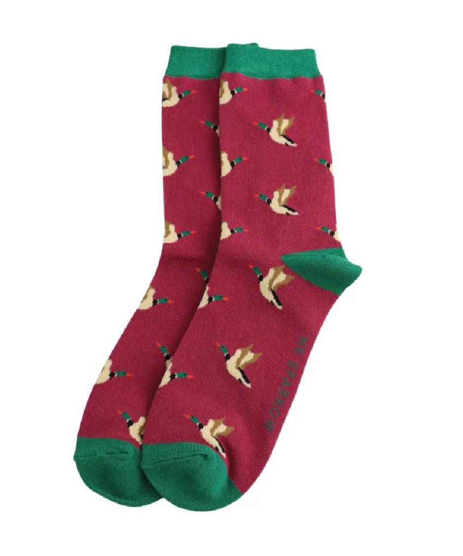 Mens Flying Ducks - Oxblood - Oxford Blue