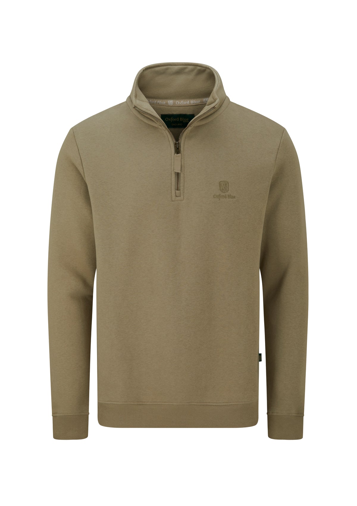 MSS05 - Mens Ayr Sweatshirt - Olive - Oxford Blue