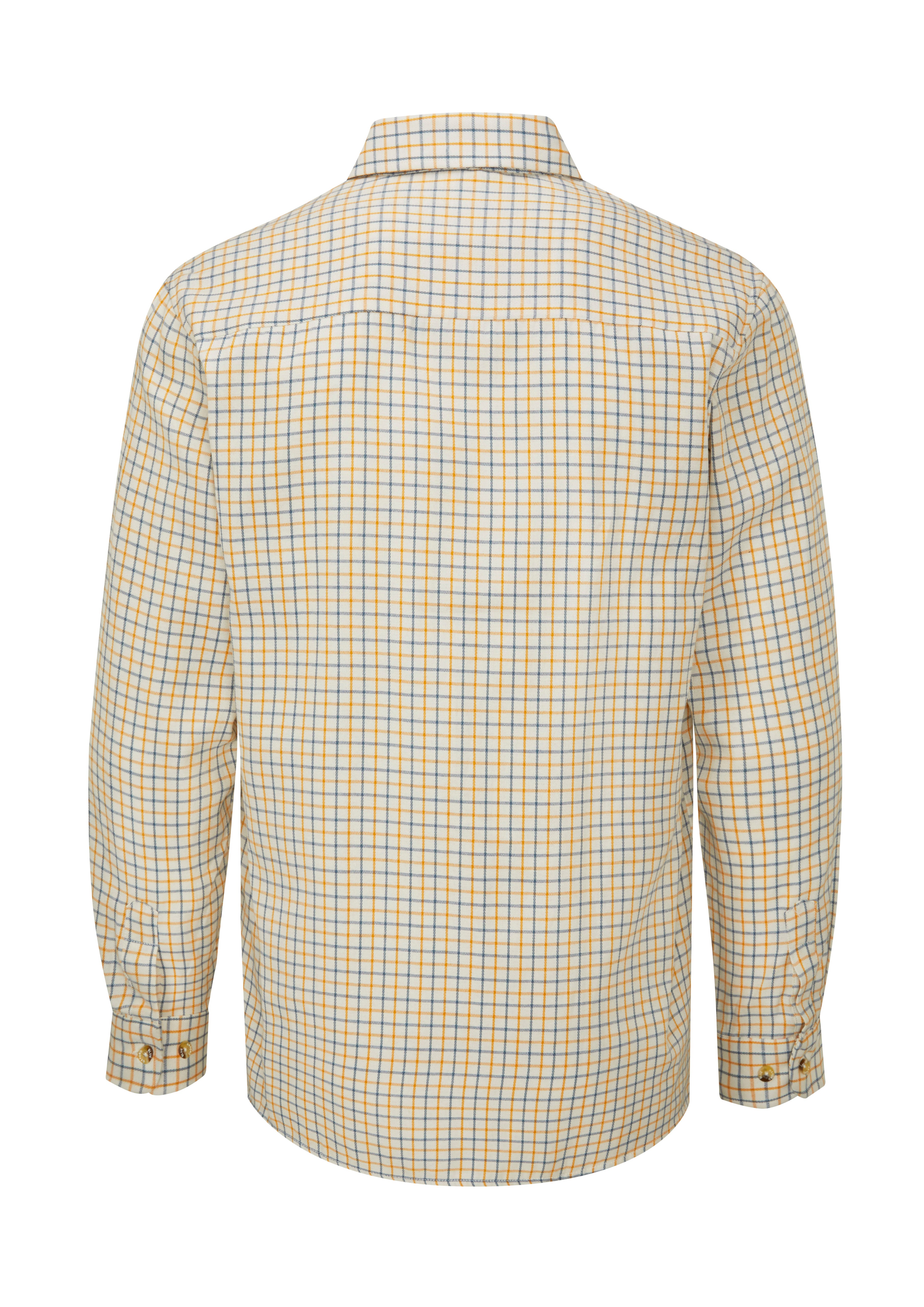 SH8 - Men's Fiskar Shirt - YELLOW/BLUE - Oxford Blue