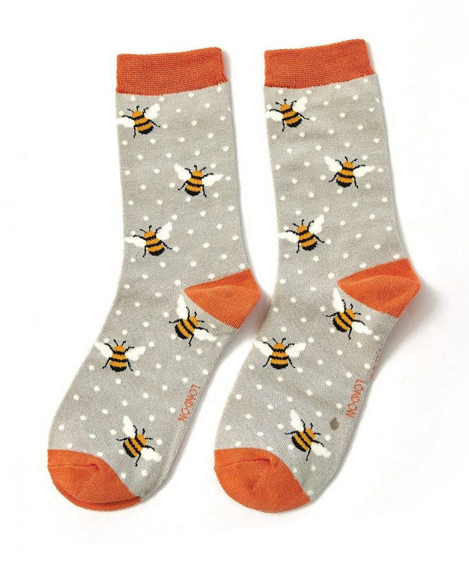 Ladies Bumble Bee - Silver - Oxford Blue