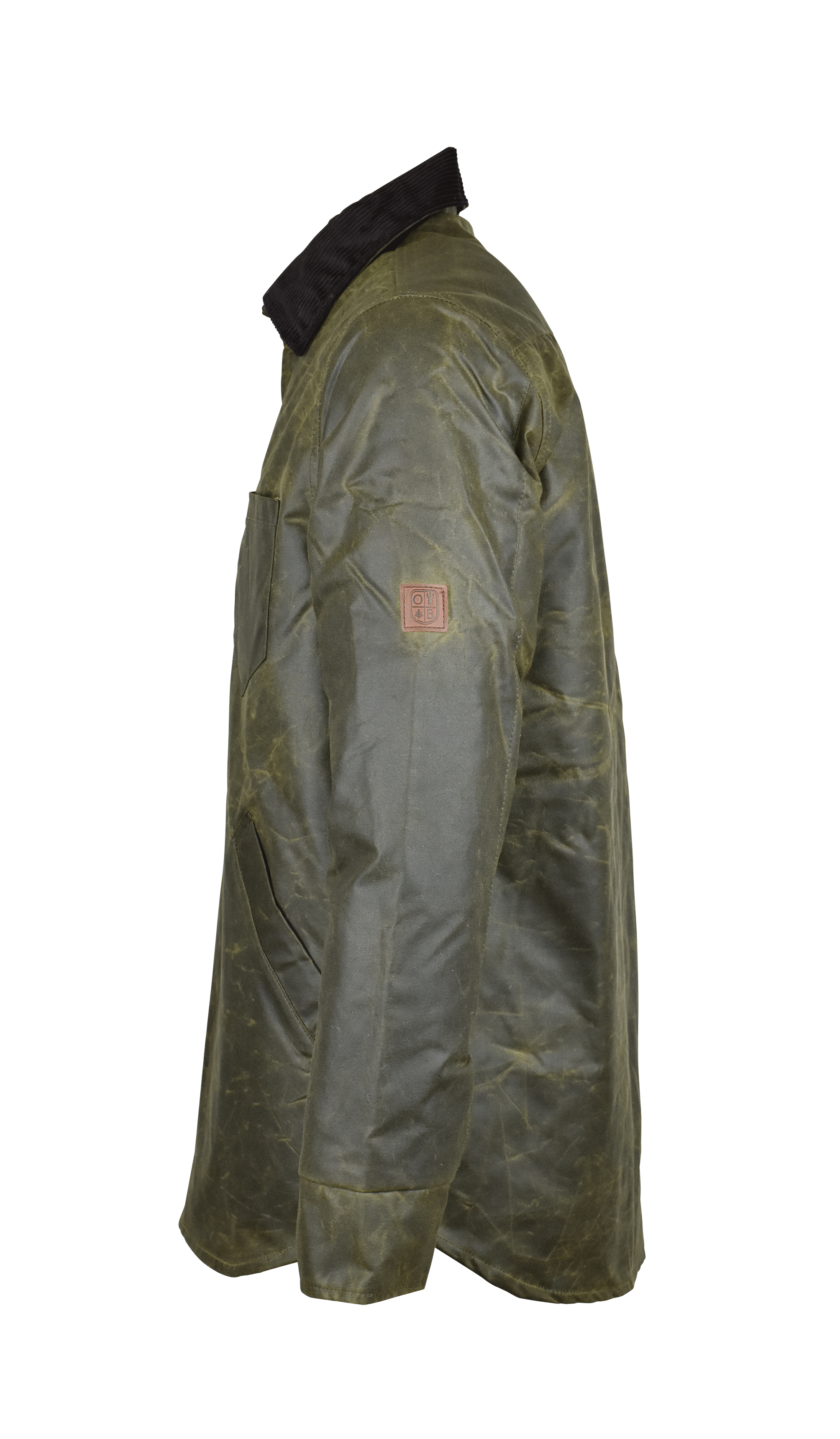 W26 - Men's Alum Antique Wax Overshirt - GREEN - Oxford Blue
