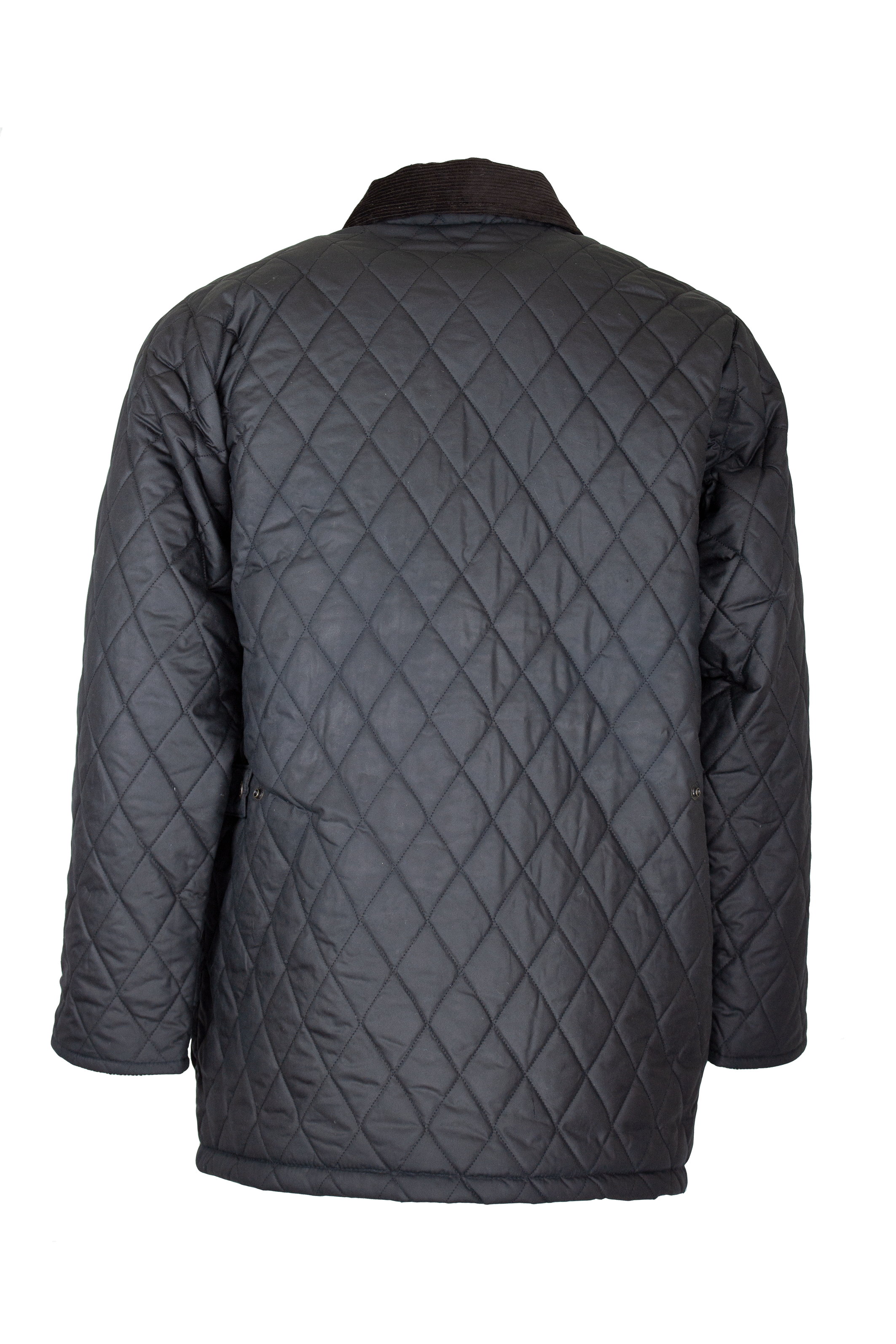 W27 - Men's Aarhus Quilted Wax Coat - NAVY