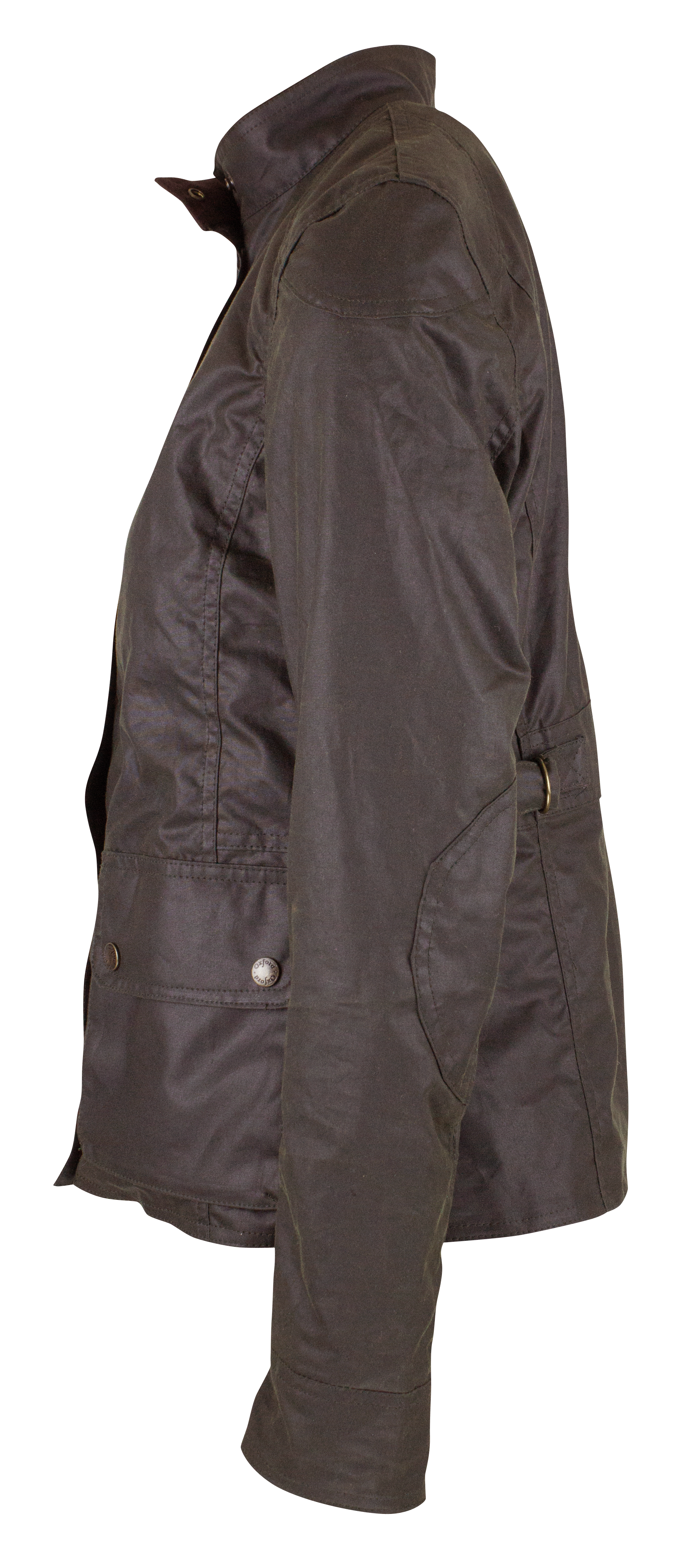 W31 - Ladies New York Biker - BROWN - Oxford Blue