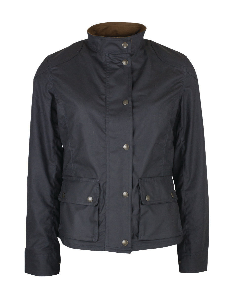 W31 - Ladies New York Biker - BLACK - Oxford Blue