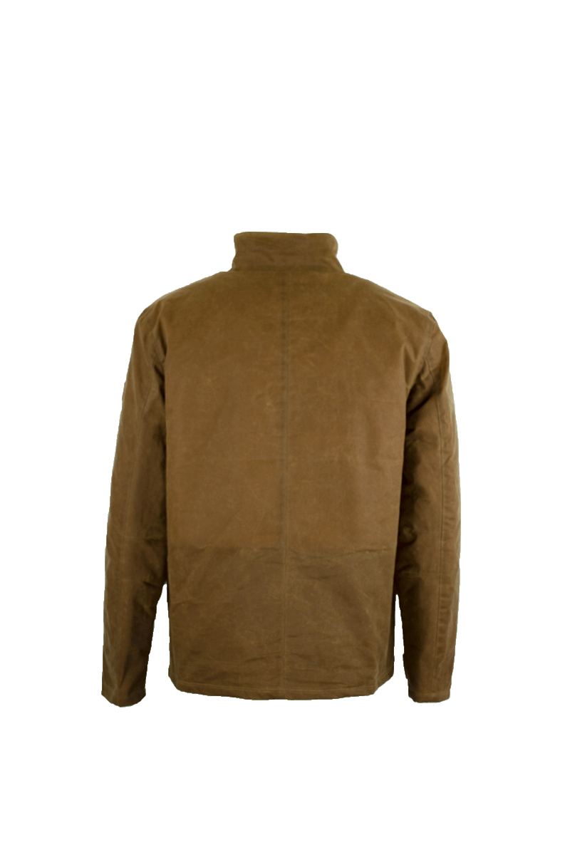 Men's Countryman Wax Jacket - BROWN | Oxford Blue