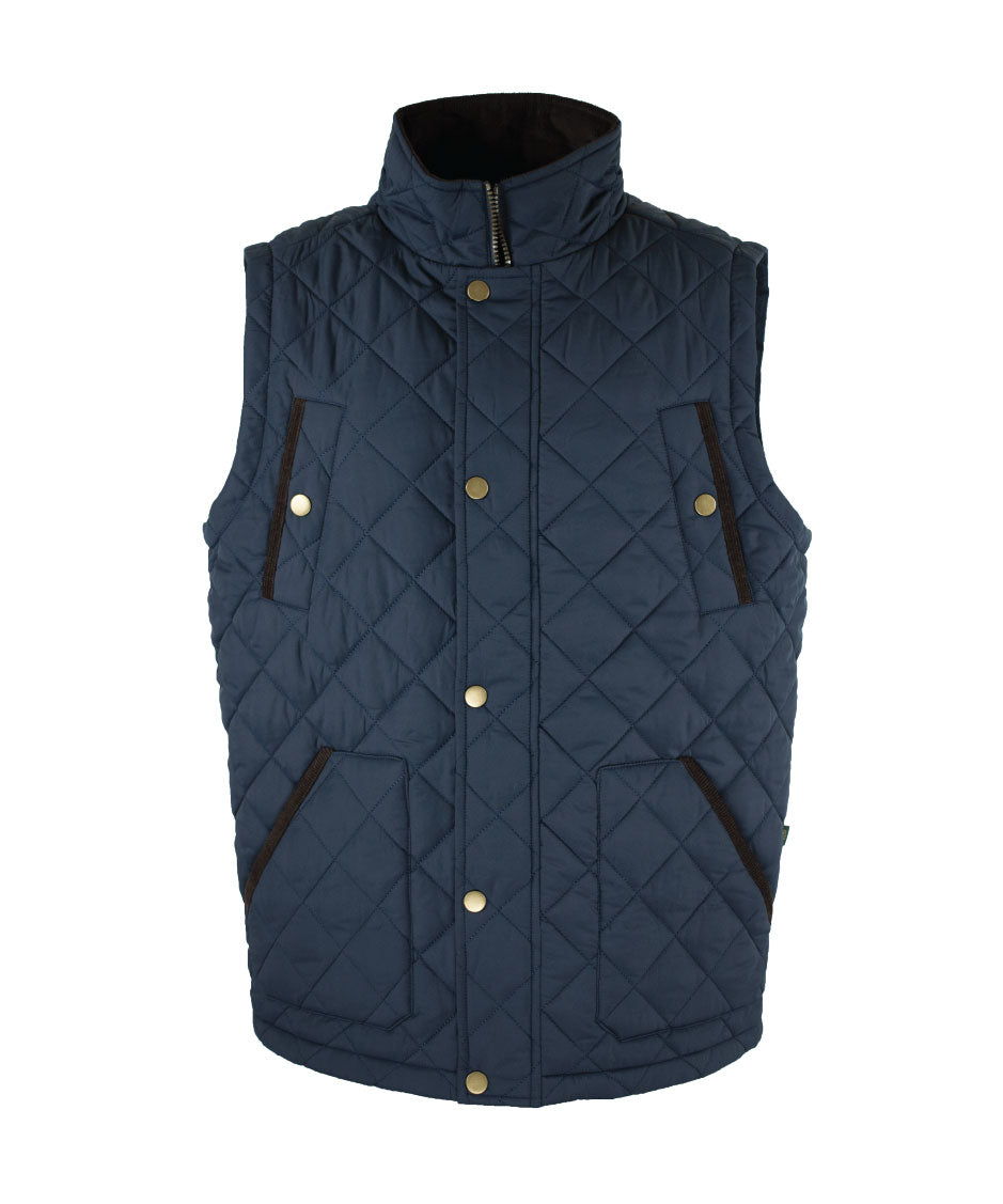 MJ004 - Men's Aron Gilet - NAVY - Oxford Blue