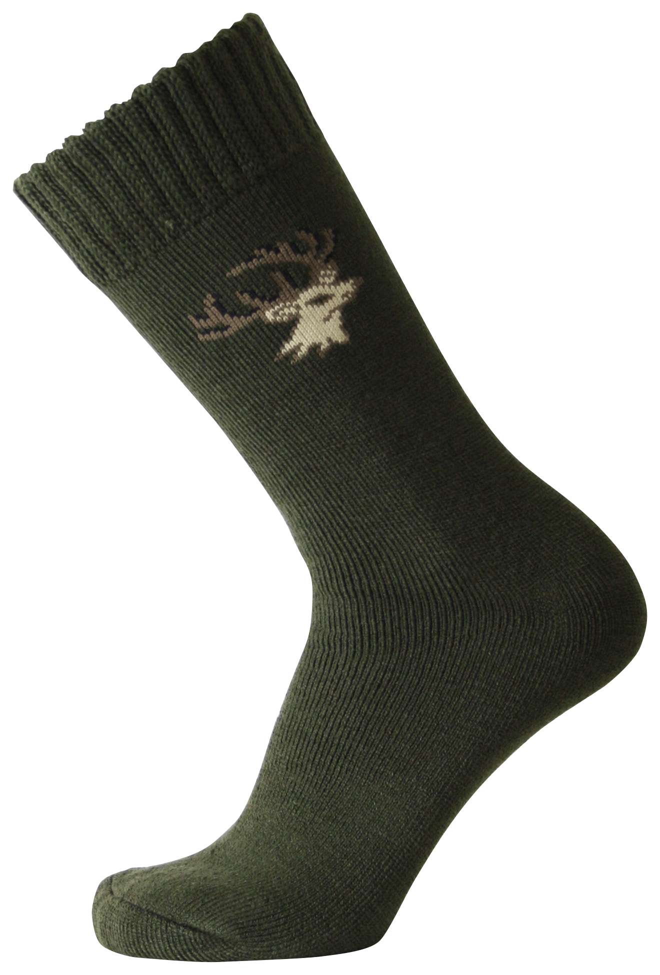 14278 - Men's Hunting Socks Khaki Green (3 pack) - Oxford Blue