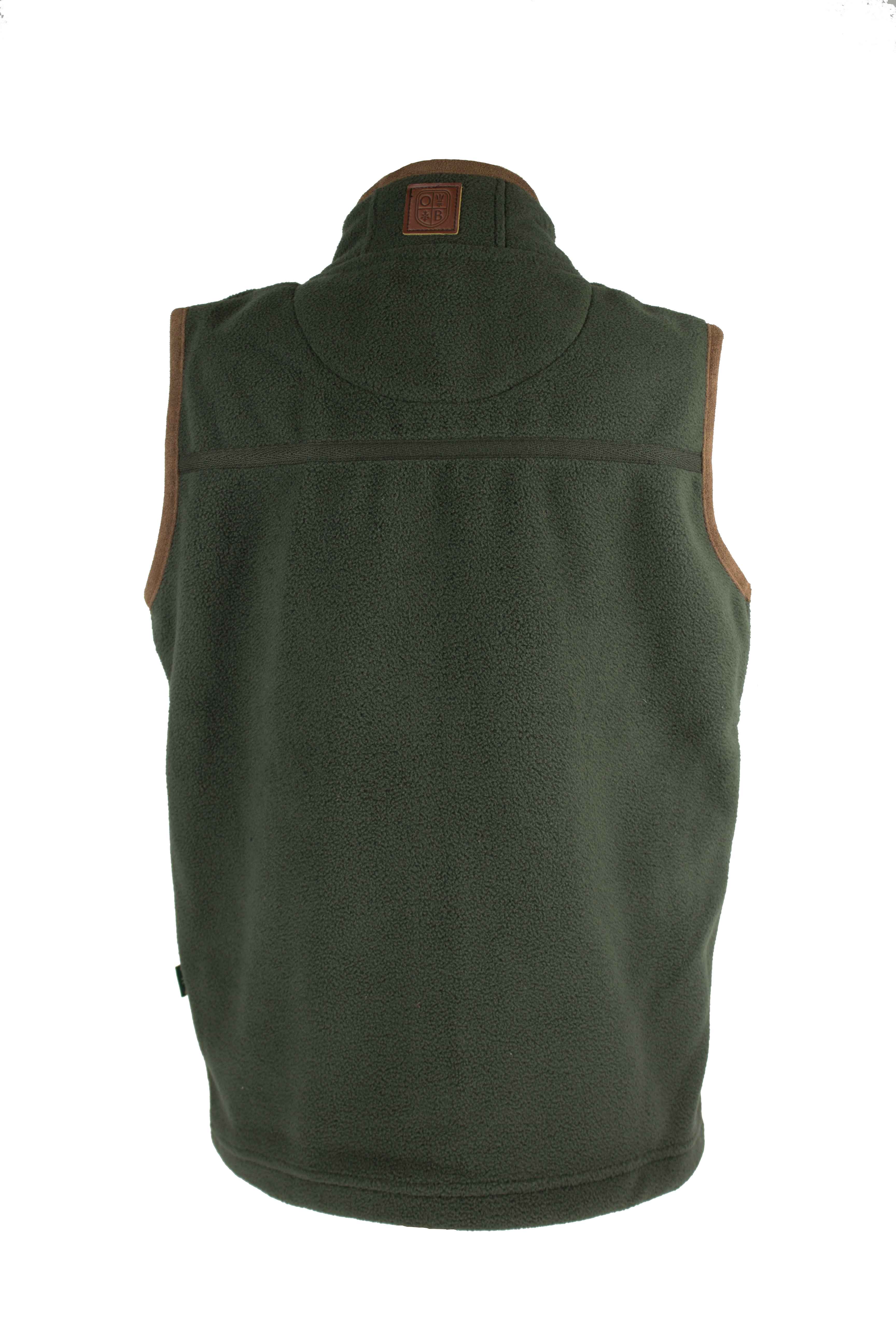 KF01 - Kids Fleece Gilet - GREEN - Oxford Blue