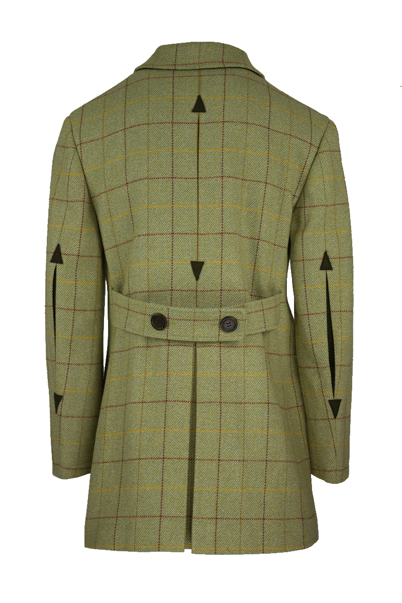 Fitted tweed online coat