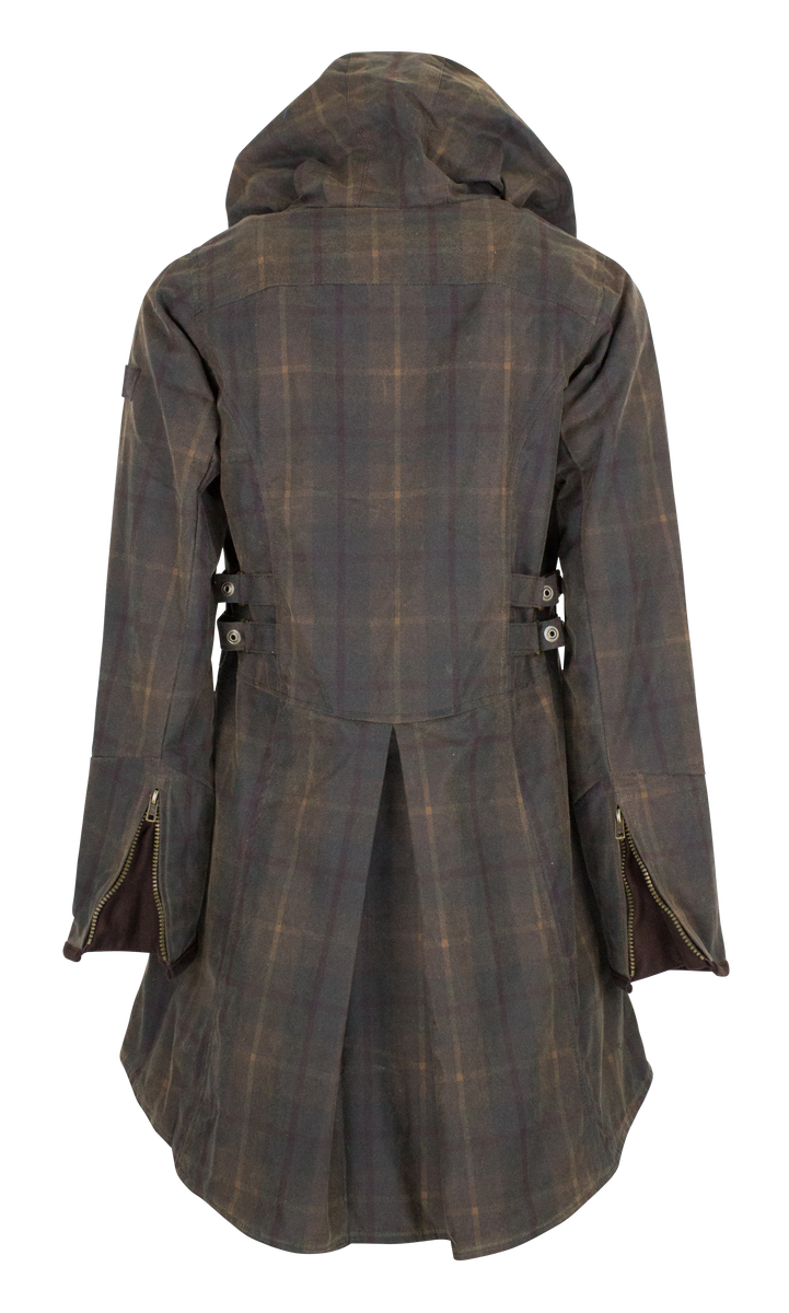 W315 Women s Wax Tartan Hooded Katrina HONEY
