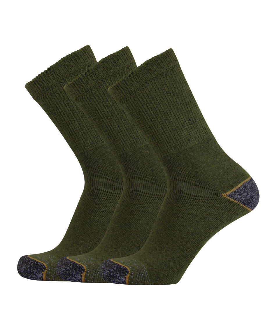 392 - Men's True Heel Socks (3 Pack) - Oxford Blue