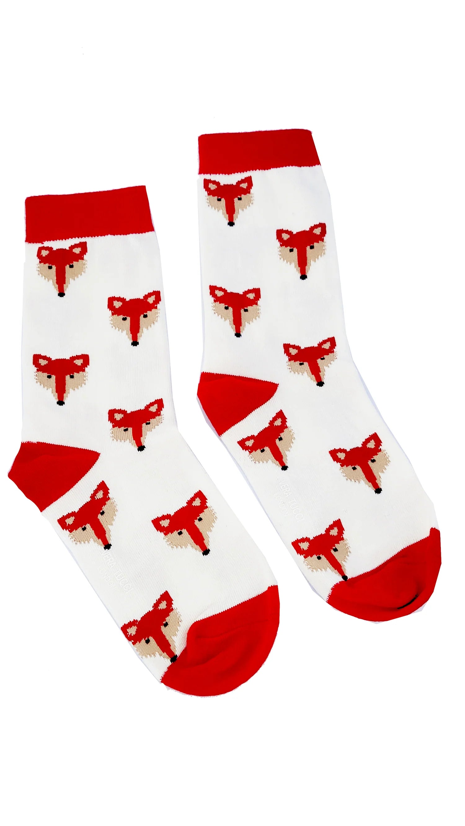 Womens Socks Fox - Off White