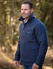 Unisex Wool Overshirt - NAVY - Oxford Blue