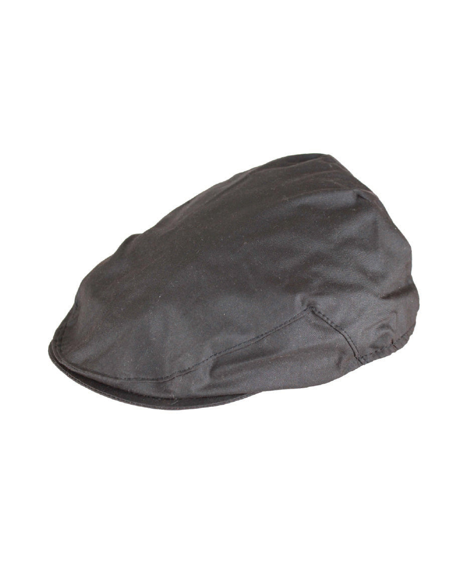 HW31 - Wax Flat Cap - BROWN - Oxford Blue