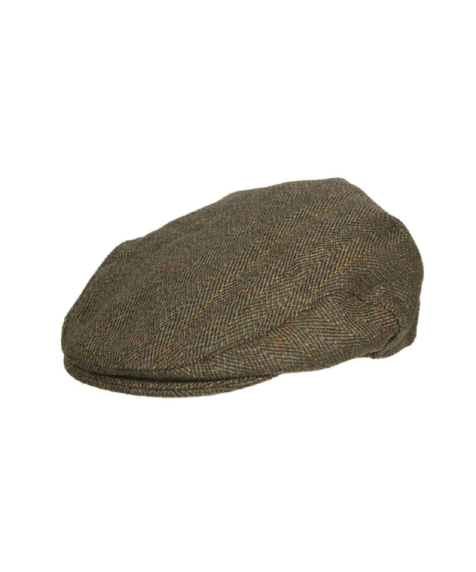 HW32 - Mix Wool Tweed Cap - BROWN - Oxford Blue