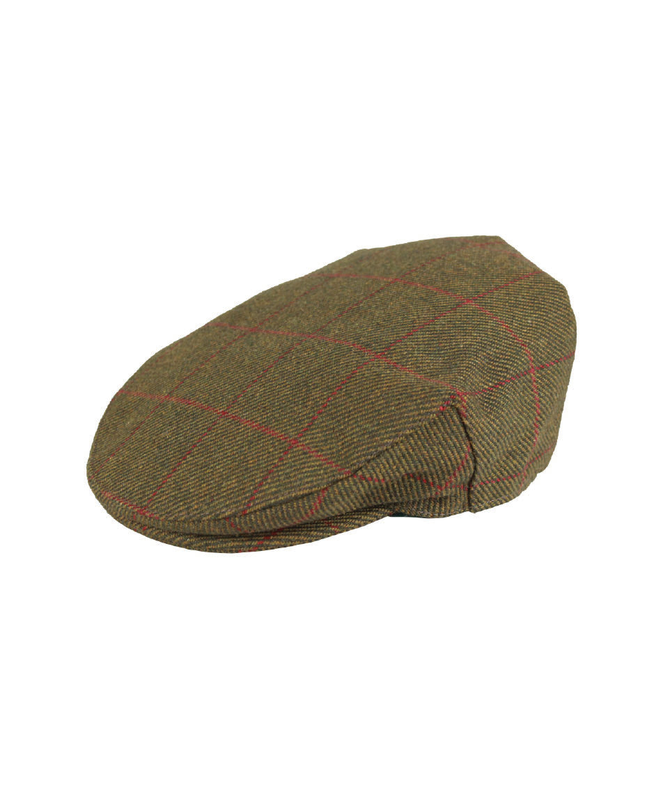 HW32 - Mix Wool Tweed Cap - DARK GREEN (5907/51) - Oxford Blue