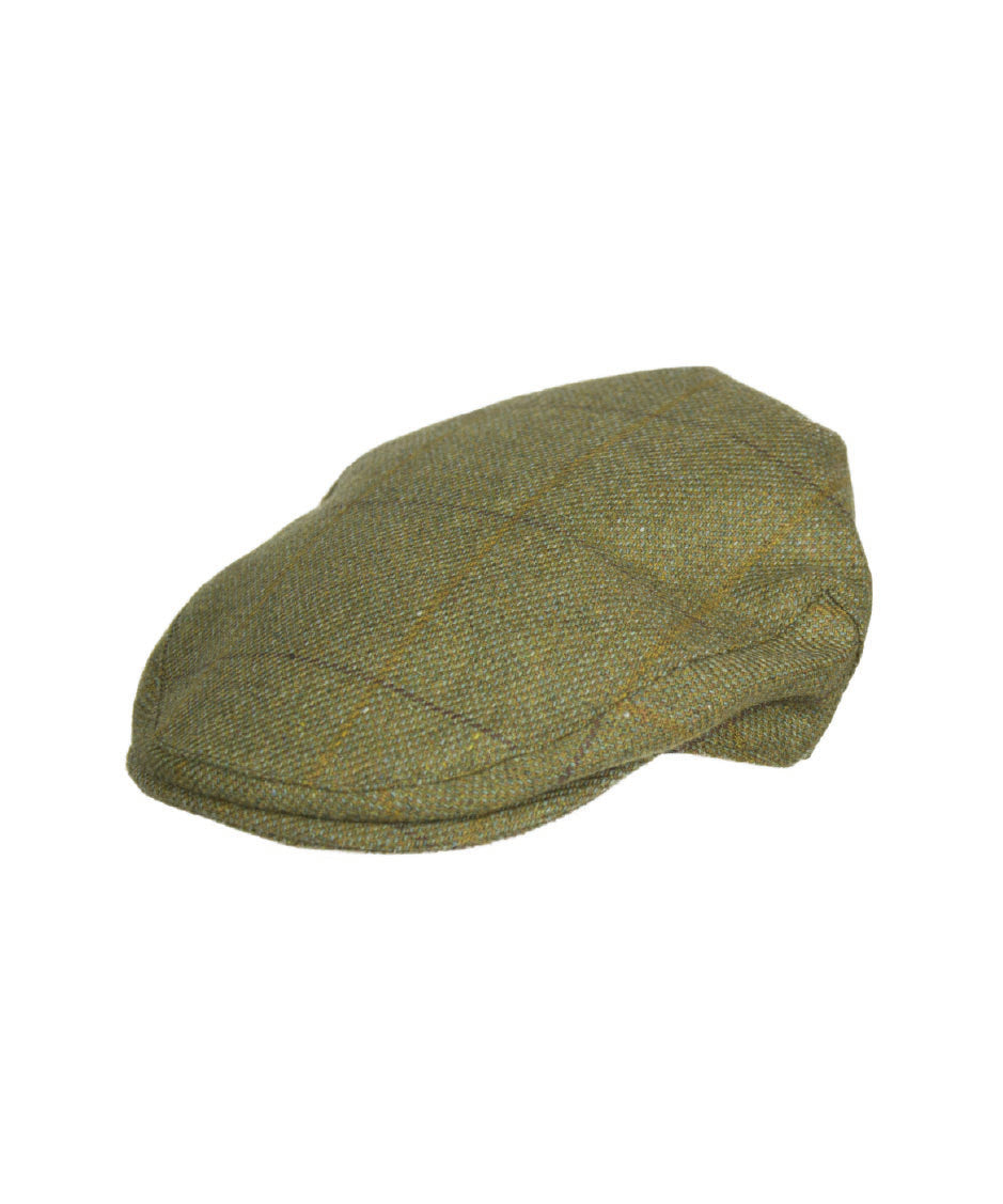 HW32 - Mix Wool Tweed Cap - SAGE (5433/21) - Oxford Blue