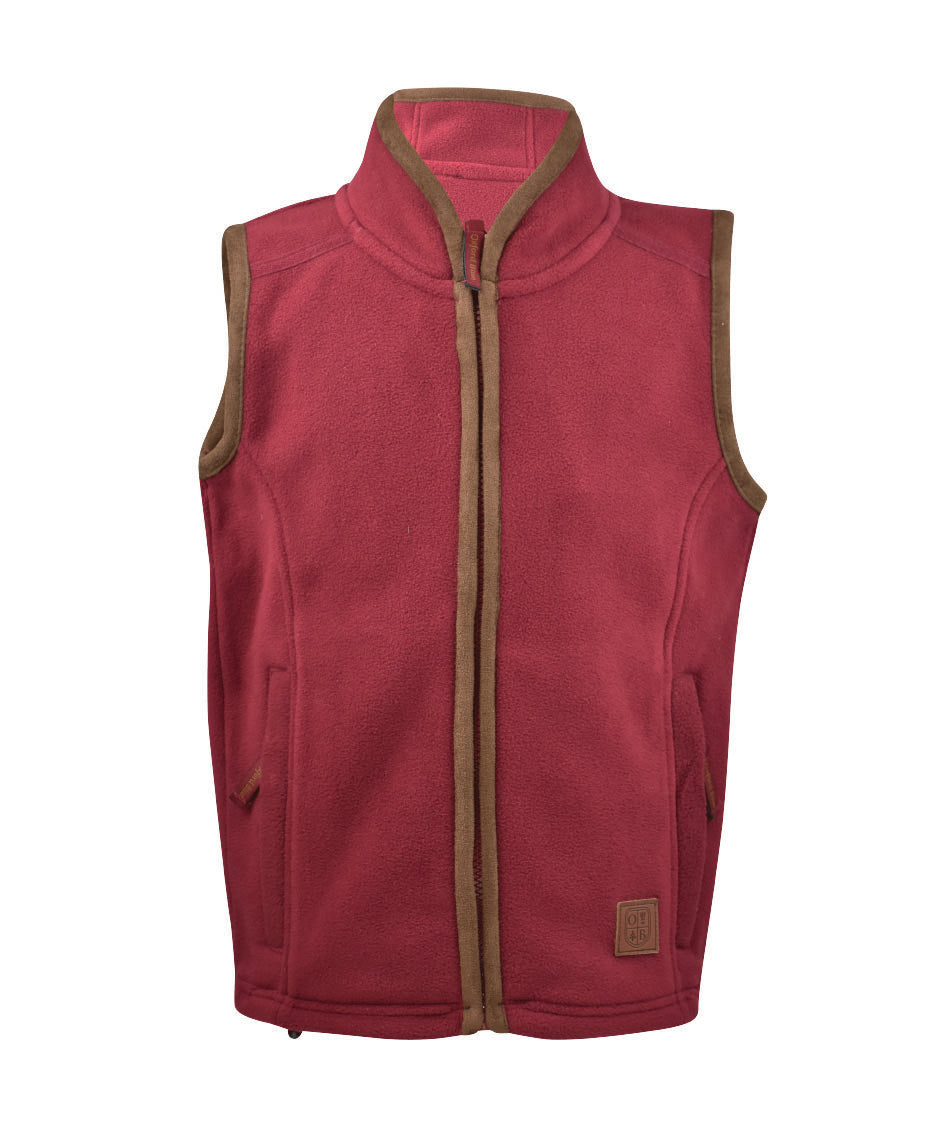 KF01 - Kids Fleece Gilet - RUBY - Oxford Blue
