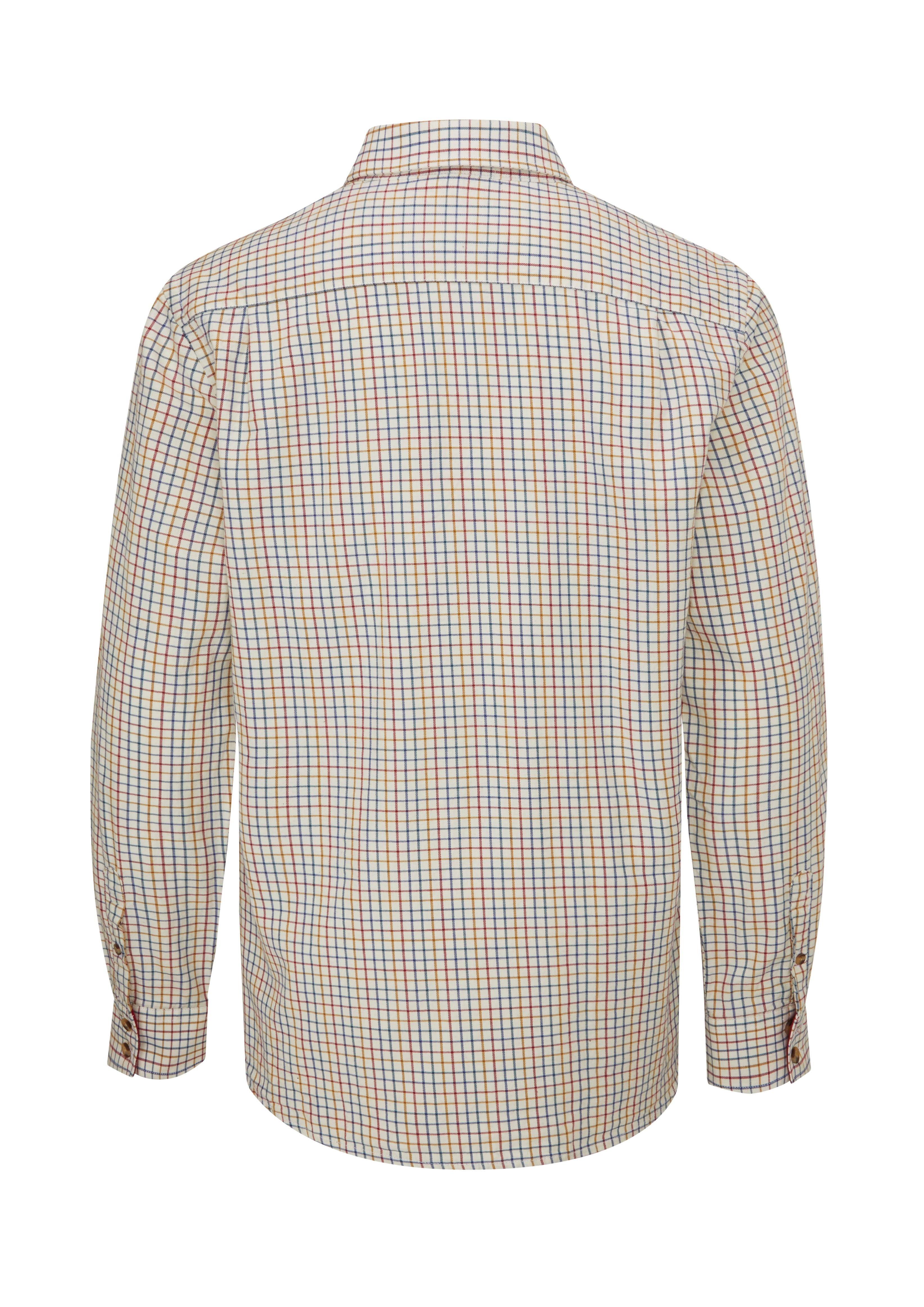 LCS201 - Ladies London Tattersall Shirt - RED - Oxford Blue