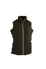 LF201 - Ladie's Fleece Gilet - KHAKI - Oxford Blue