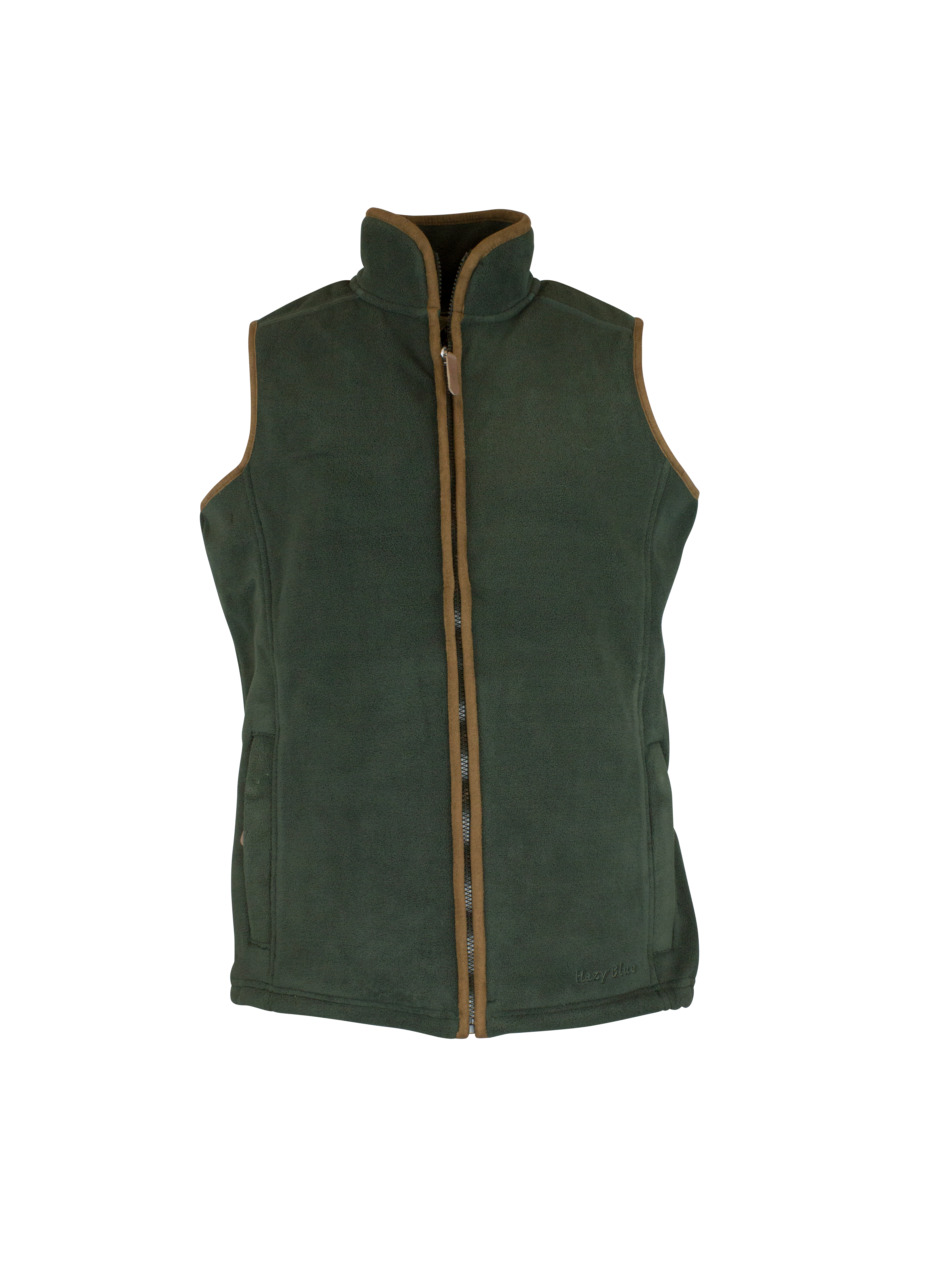 LF201 - Ladie's Fleece Gilet - GREEN