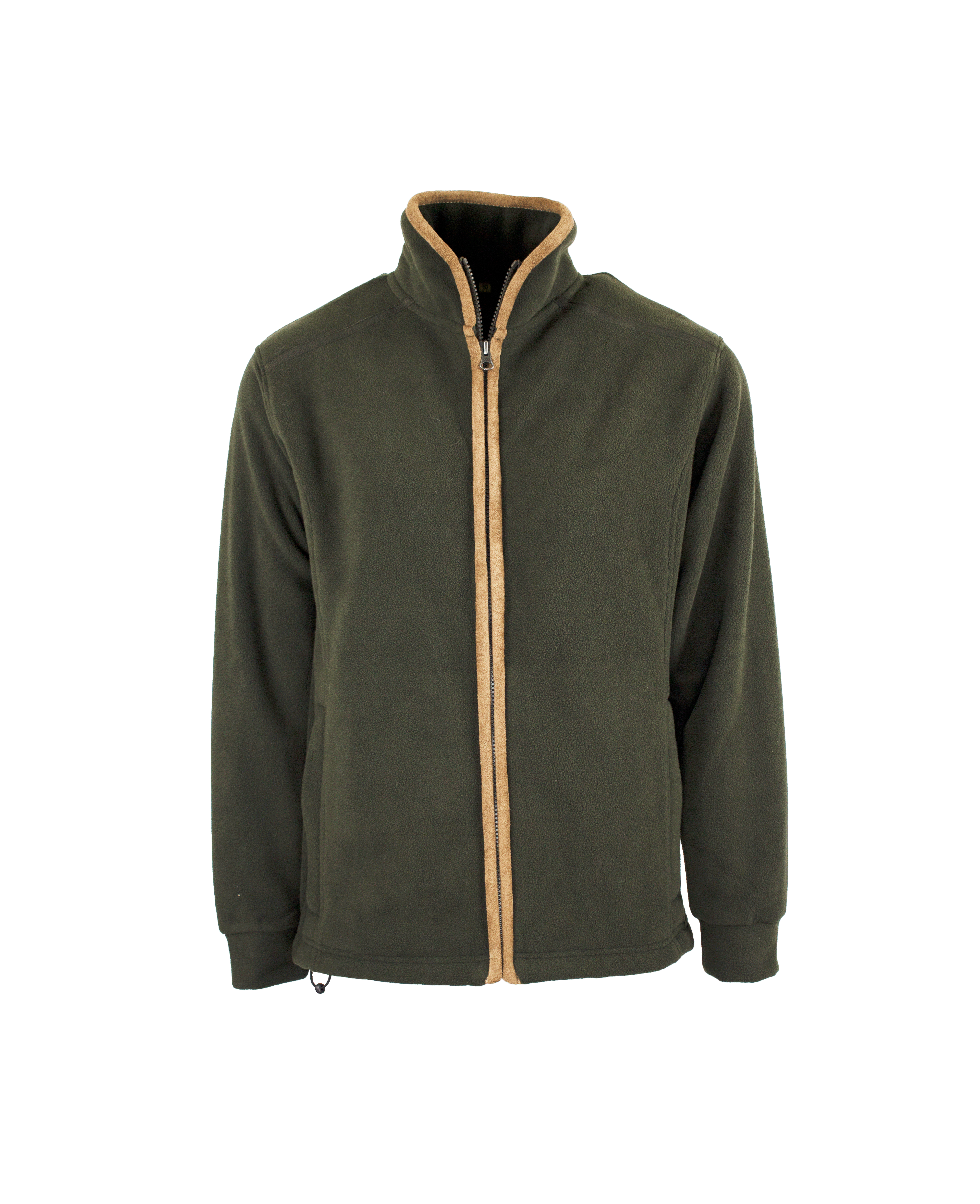 LF202 - Ladie's Fleece Jacket - KHAKI - Oxford Blue