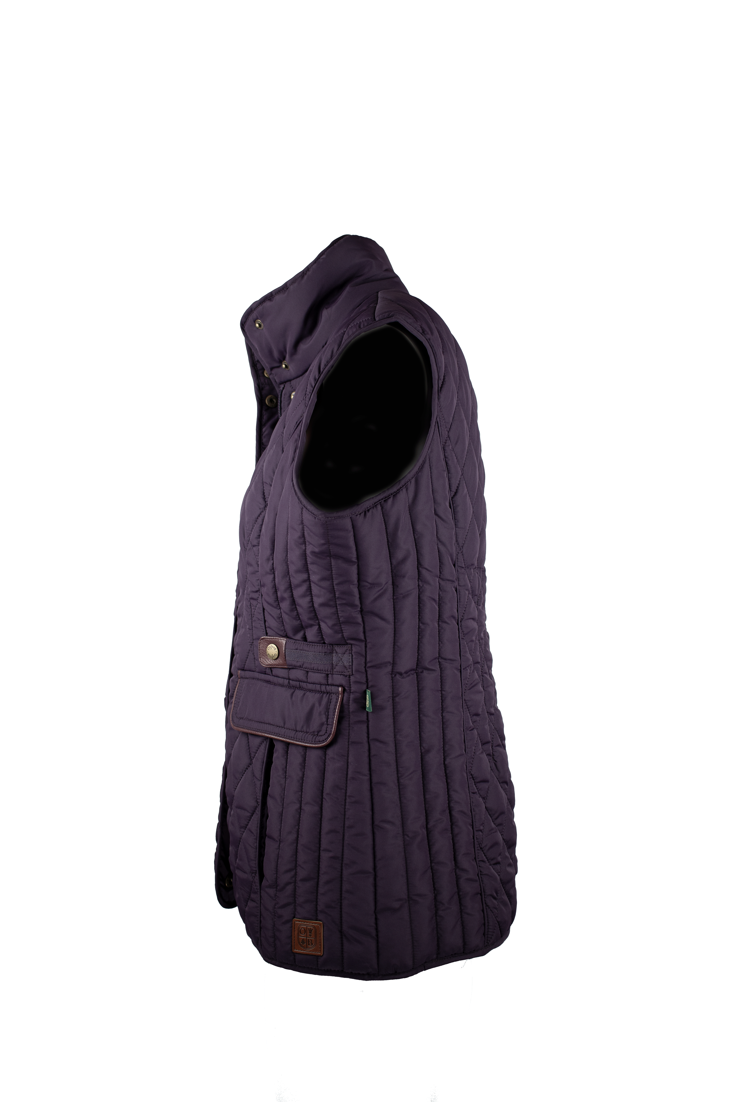 LJ001 - Ladies Maya Quilted Gilet - PLUM