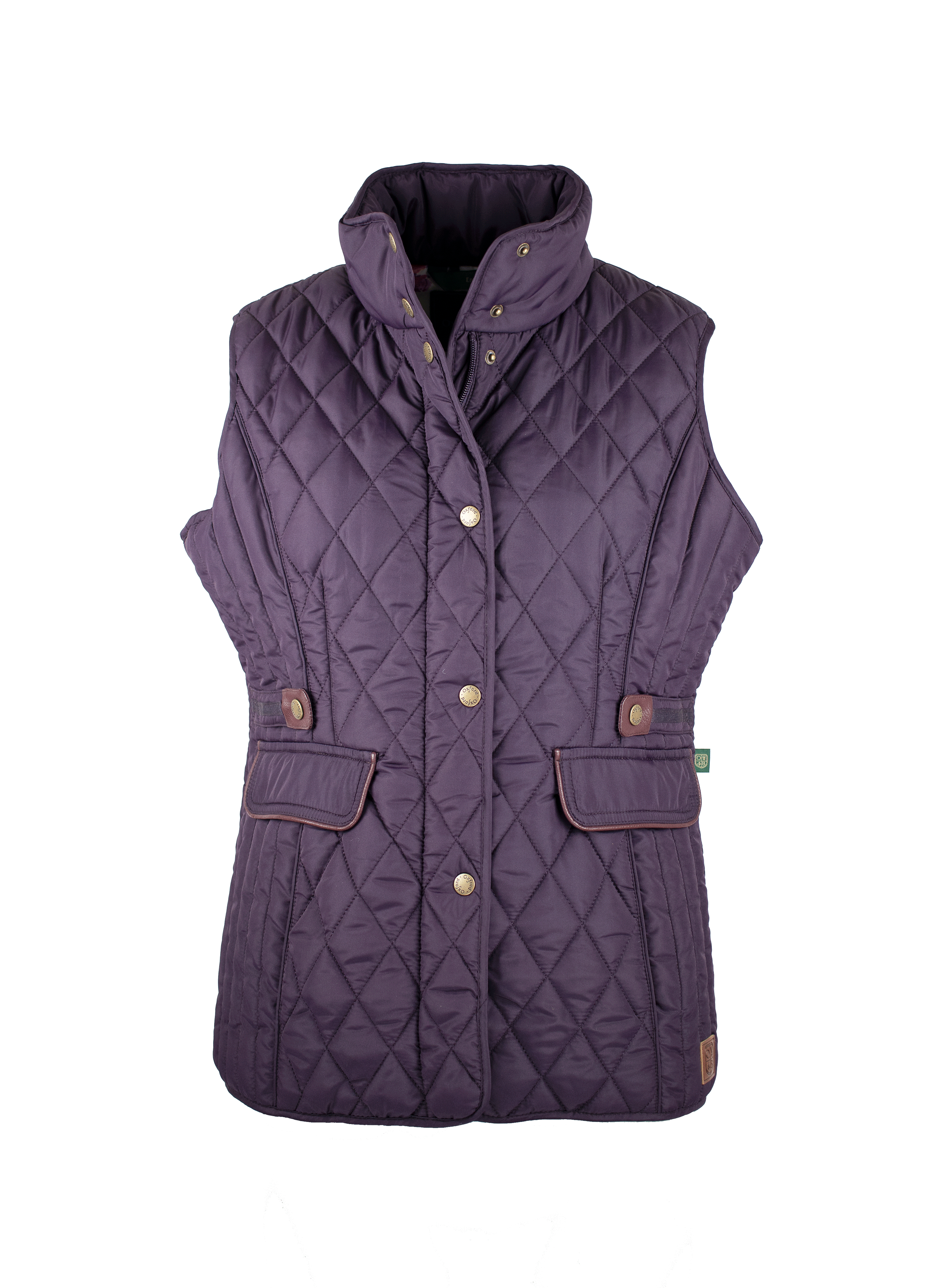 LJ001 - Ladies Maya Quilted Gilet - PLUM