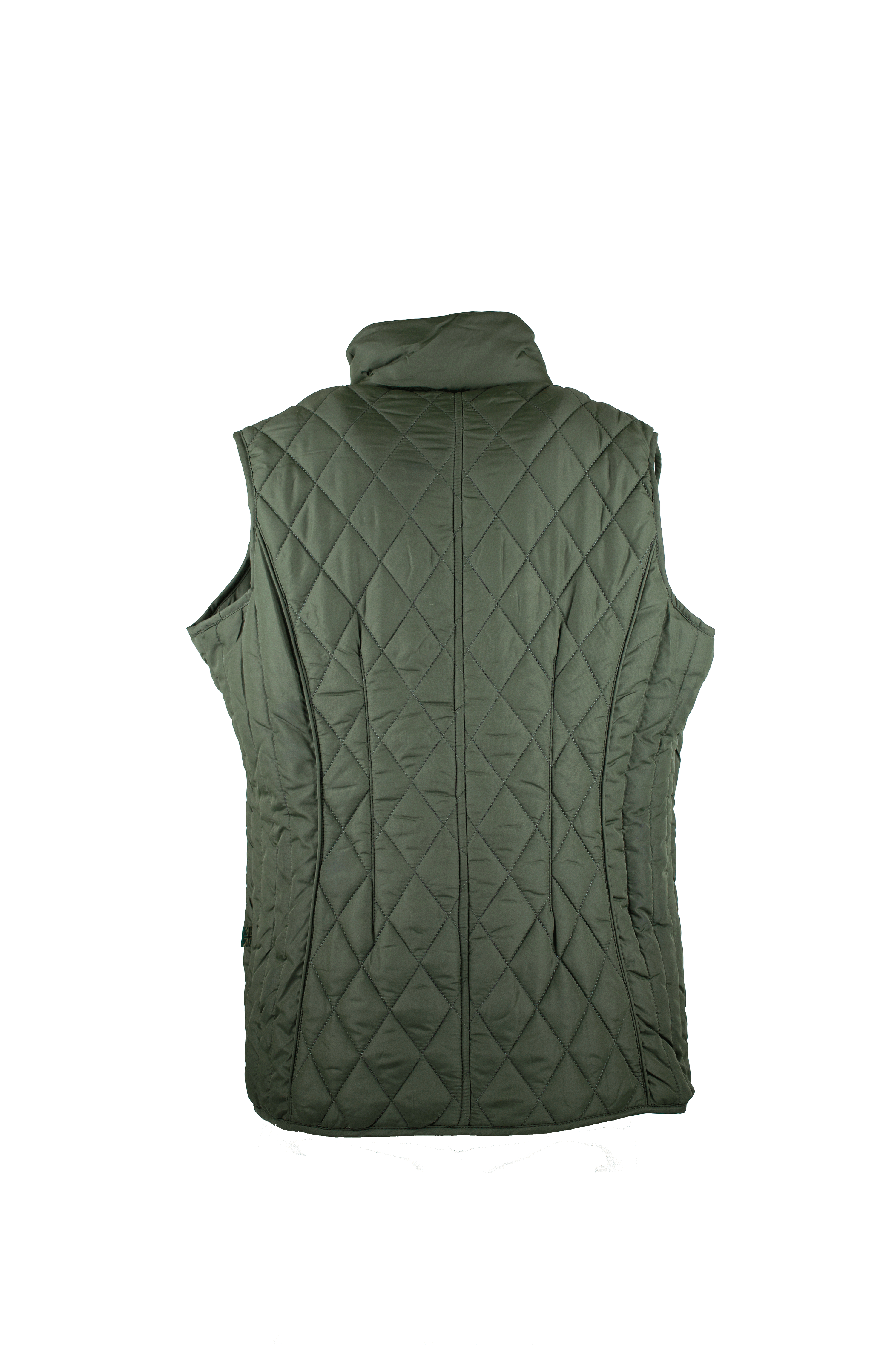 LJ001 - Ladies Maya Quilted Gilet - GREEN - Oxford Blue