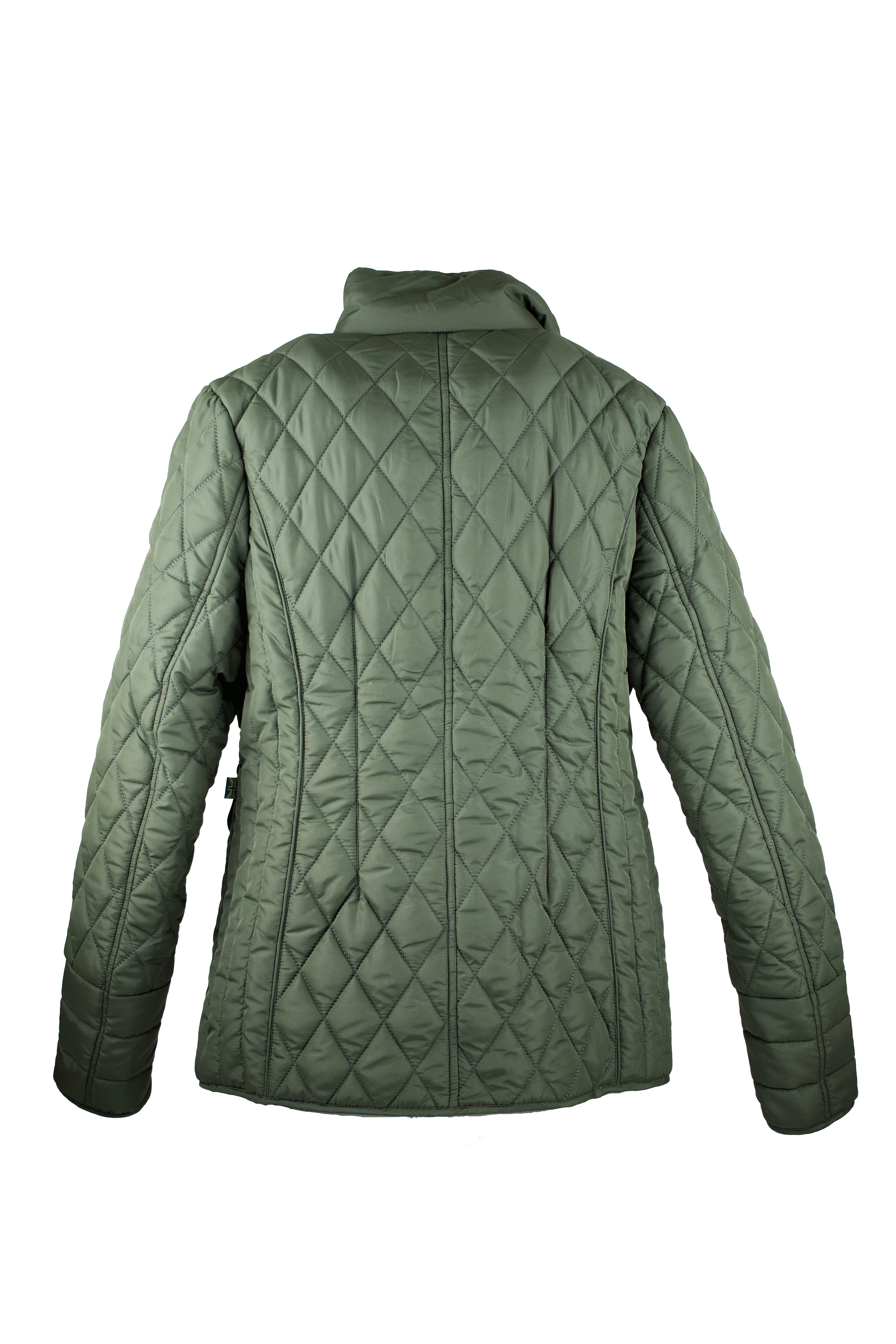 LJ002 - Ladies Maya Quilted Jacket - GREEN - Oxford Blue