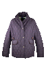LJ002 - Ladies Maya Quilted Jacket - PLUM - Oxford Blue