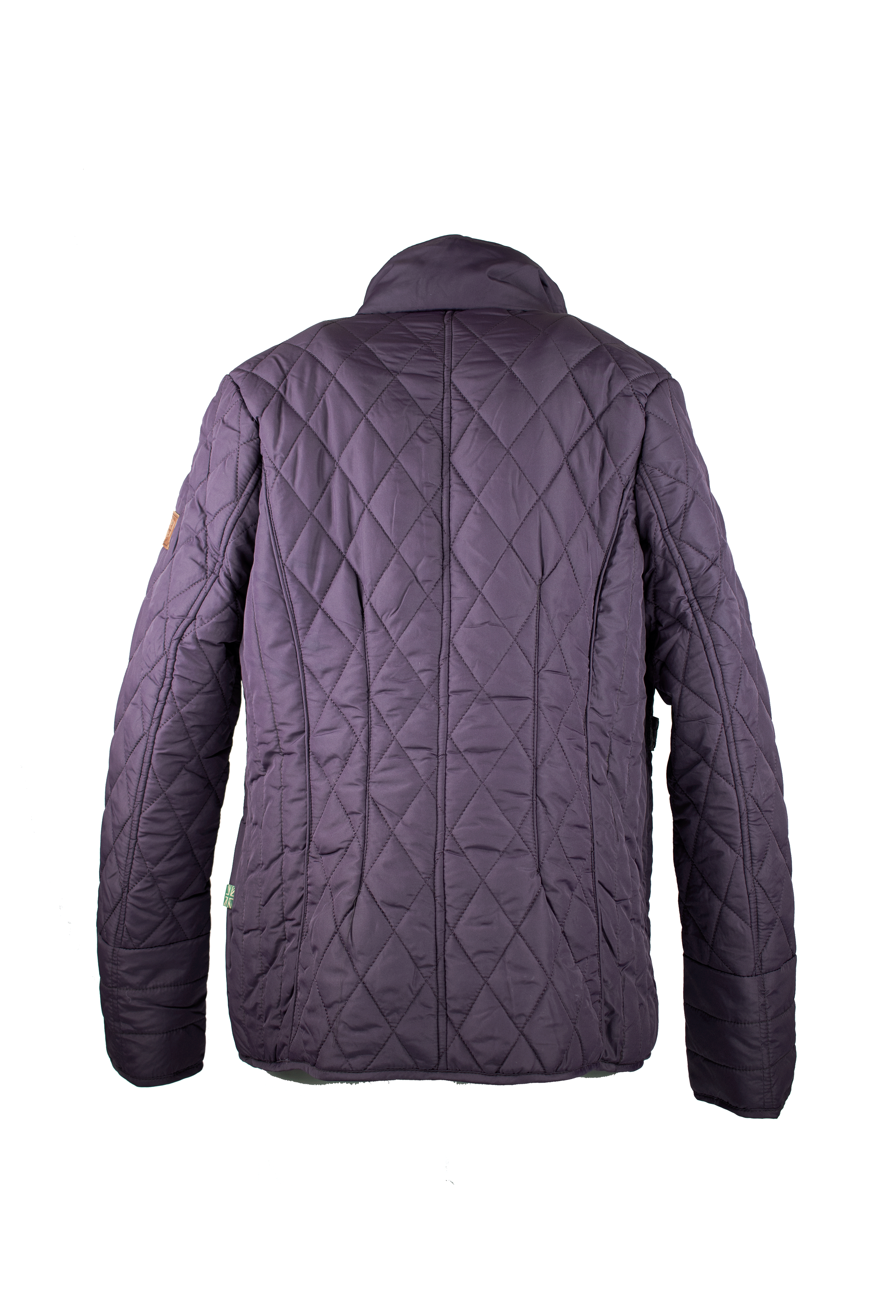 LJ002 - Ladies Maya Quilted Jacket - PLUM - Oxford Blue